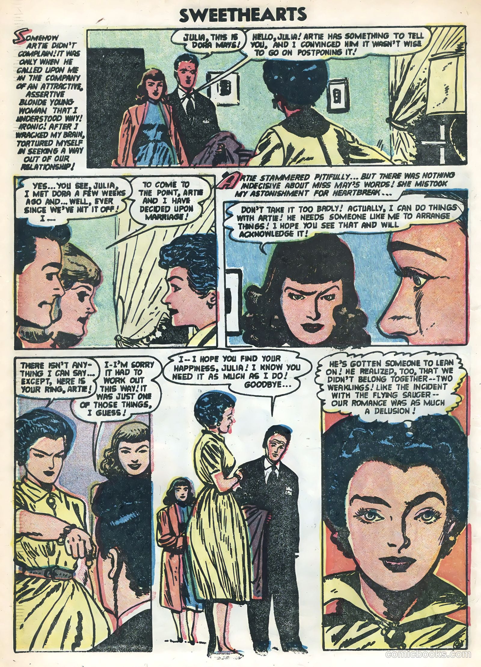 Sweethearts #23 (1954) — page 30 of 36