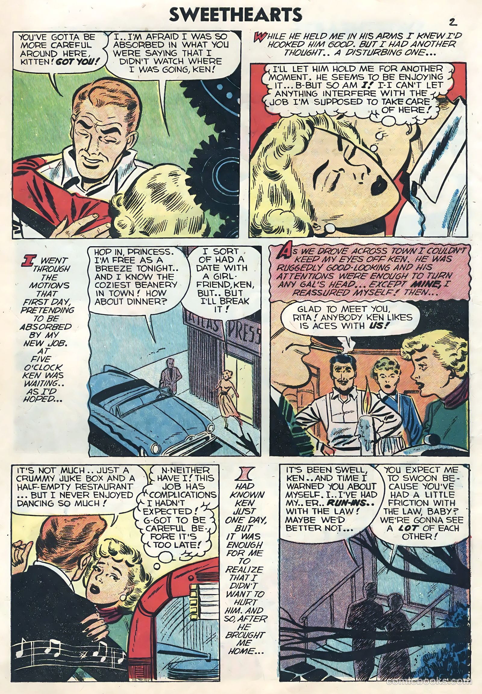 Sweethearts #24 (1954) — page 4 of 36