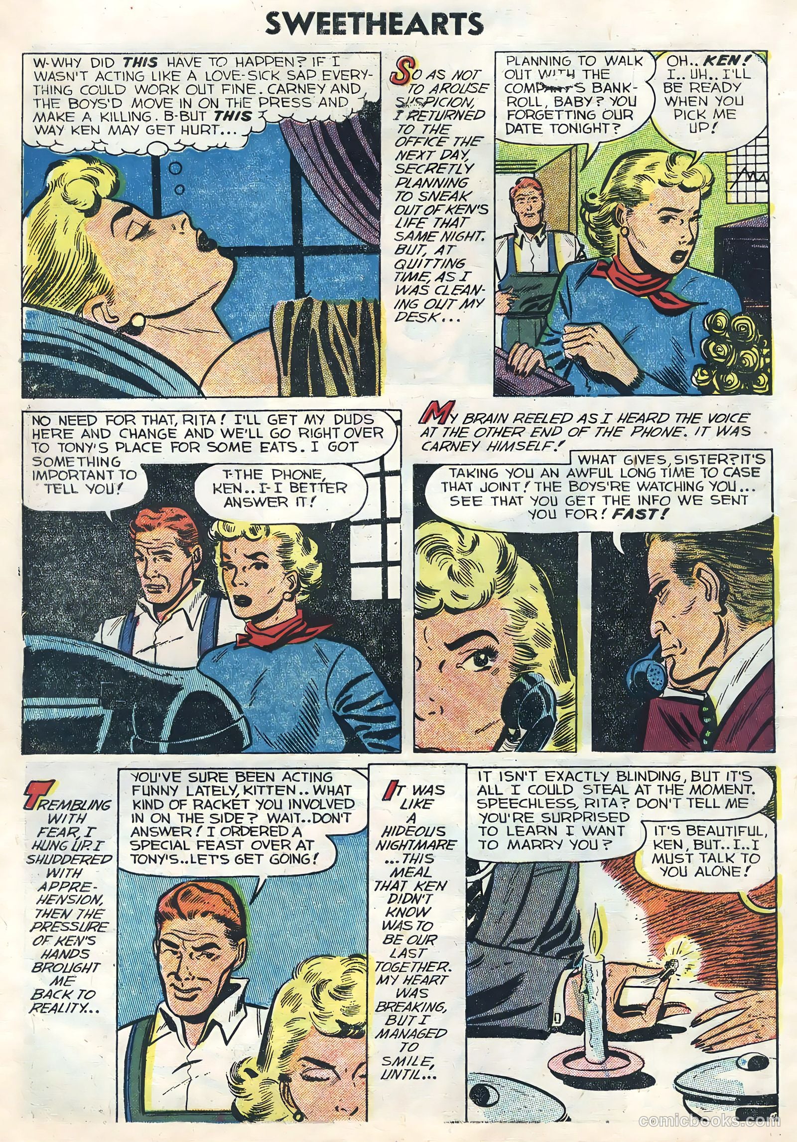 Sweethearts #24 (1954) — page 6 of 36
