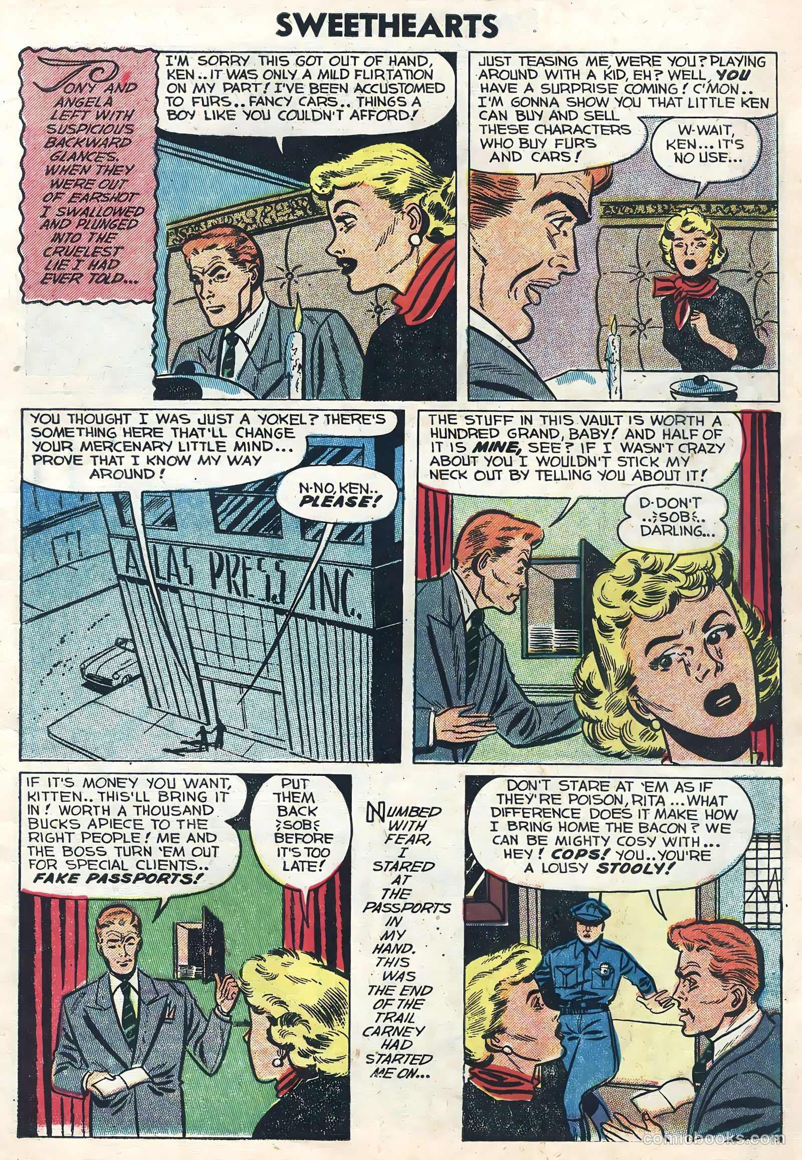 Sweethearts #24 (1954) — page 7 of 36