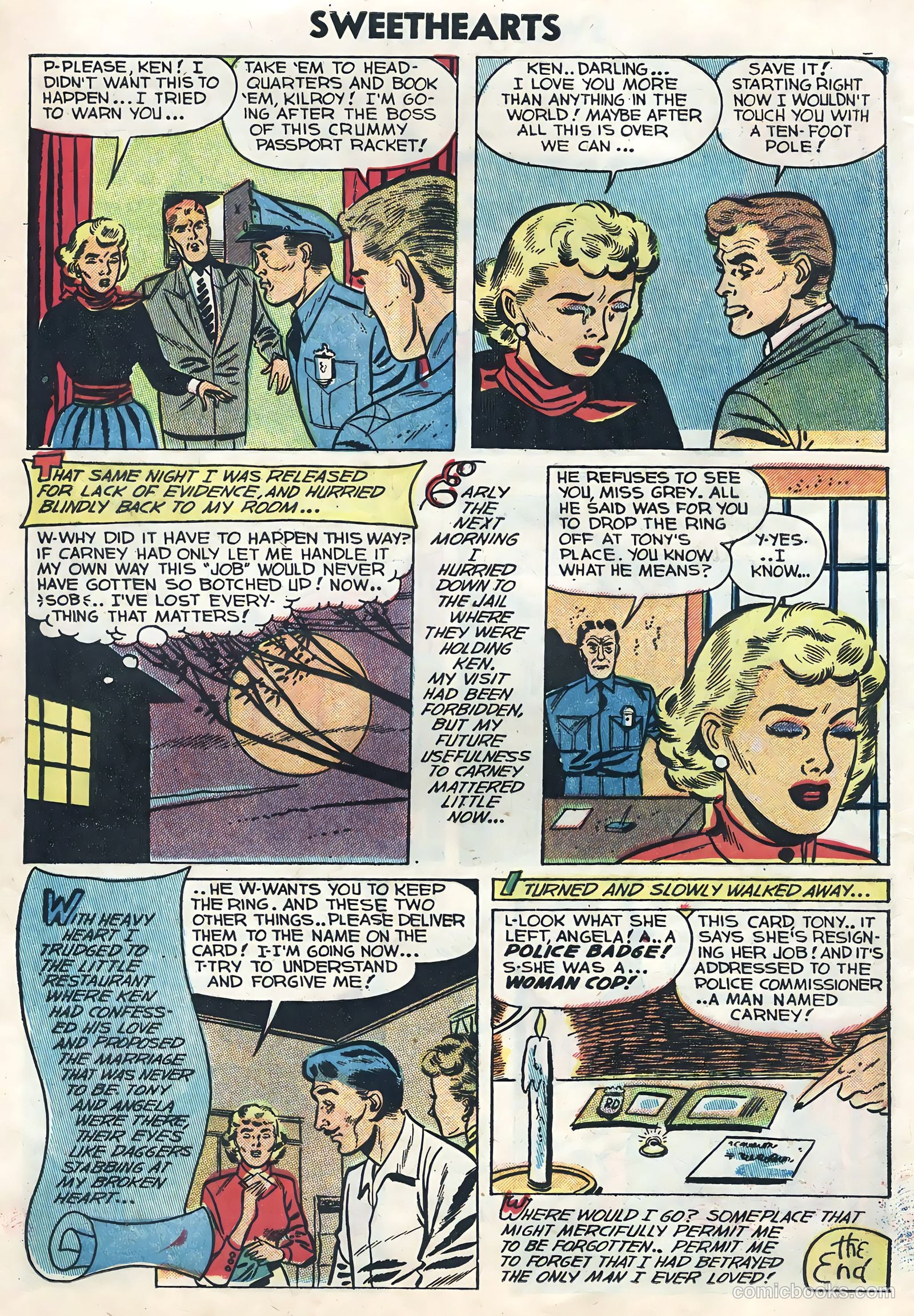 Sweethearts #24 (1954) — page 8 of 36