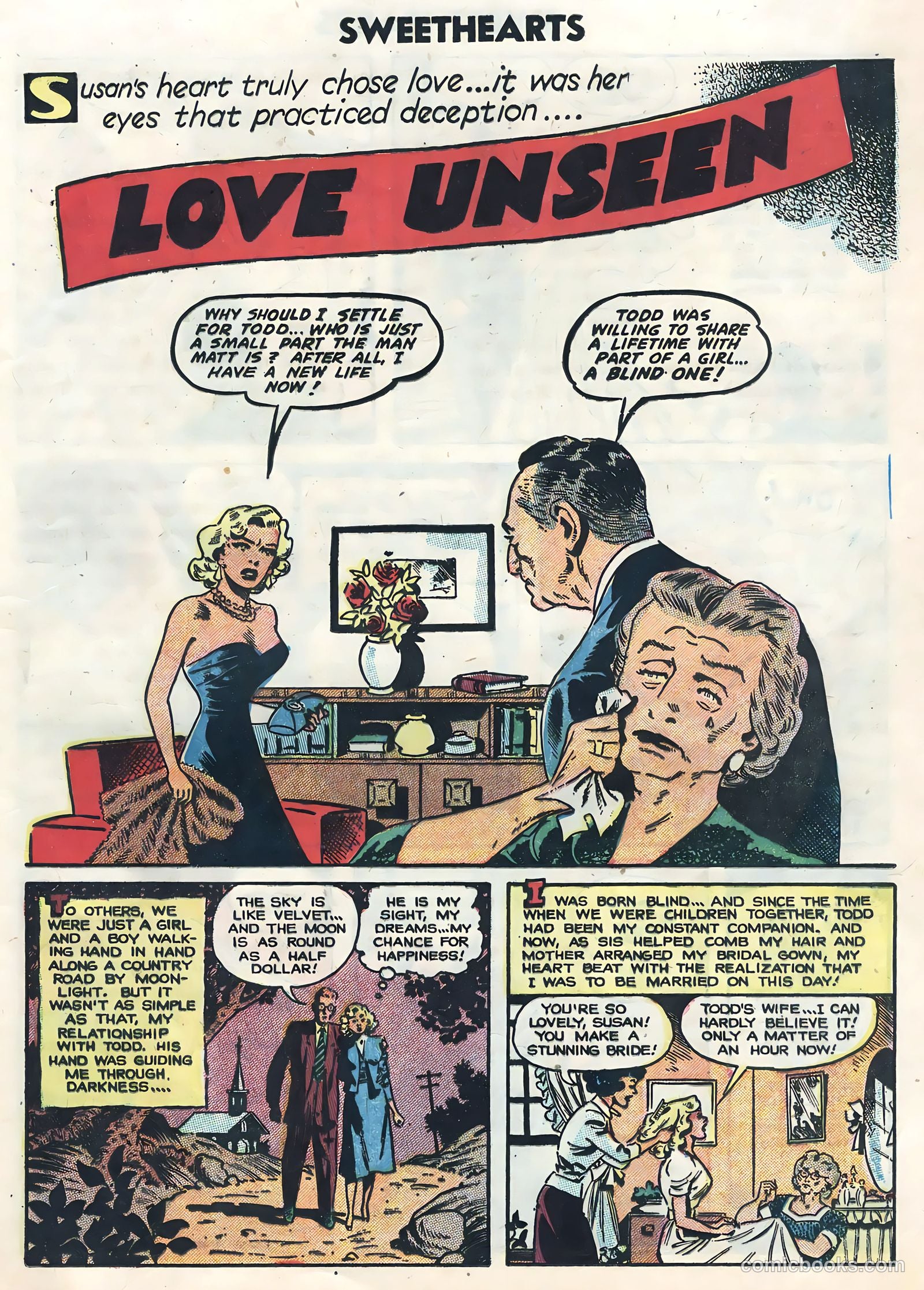 Sweethearts #24 (1954) — page 21 of 36