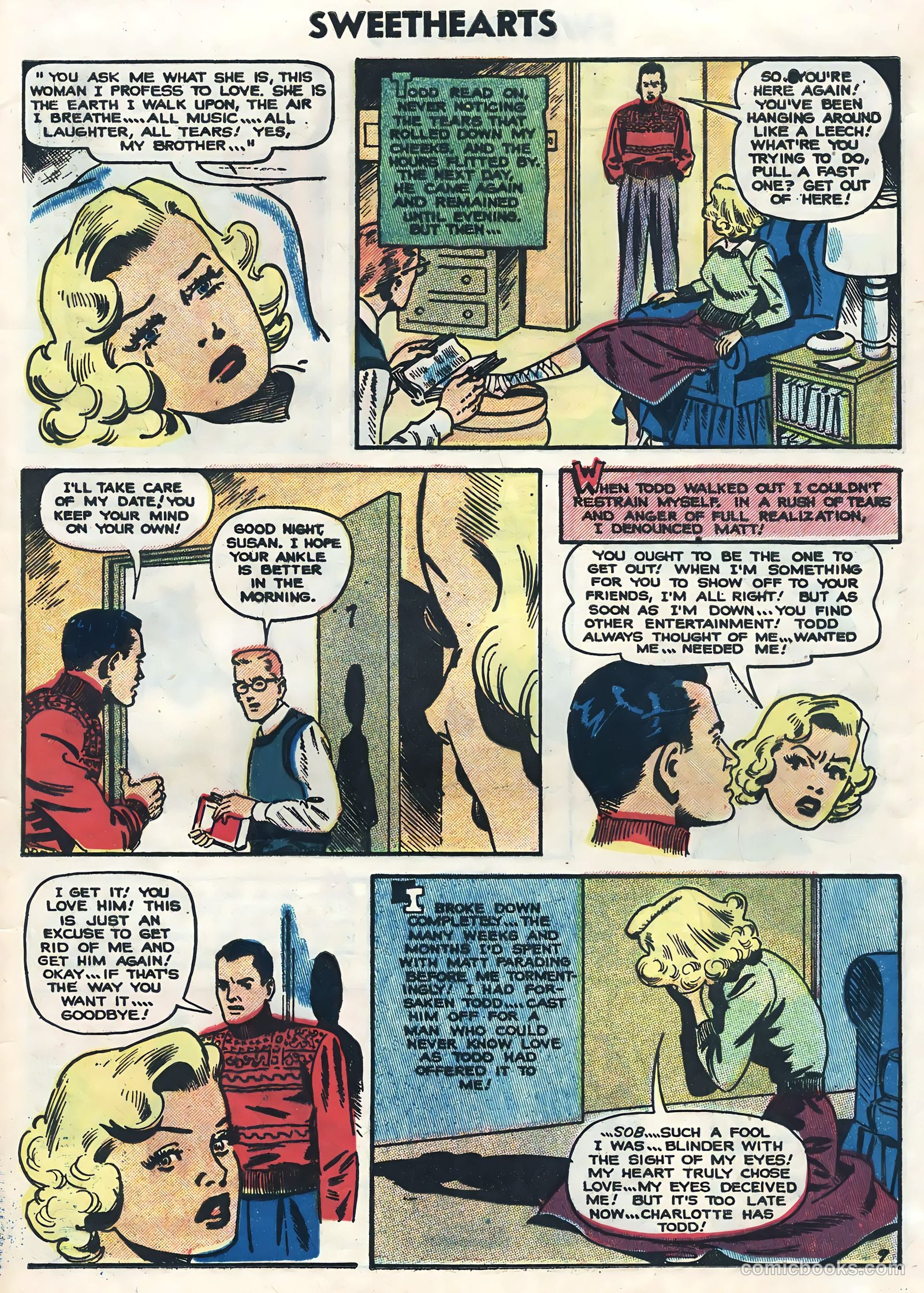 Sweethearts #24 (1954) — page 29 of 36