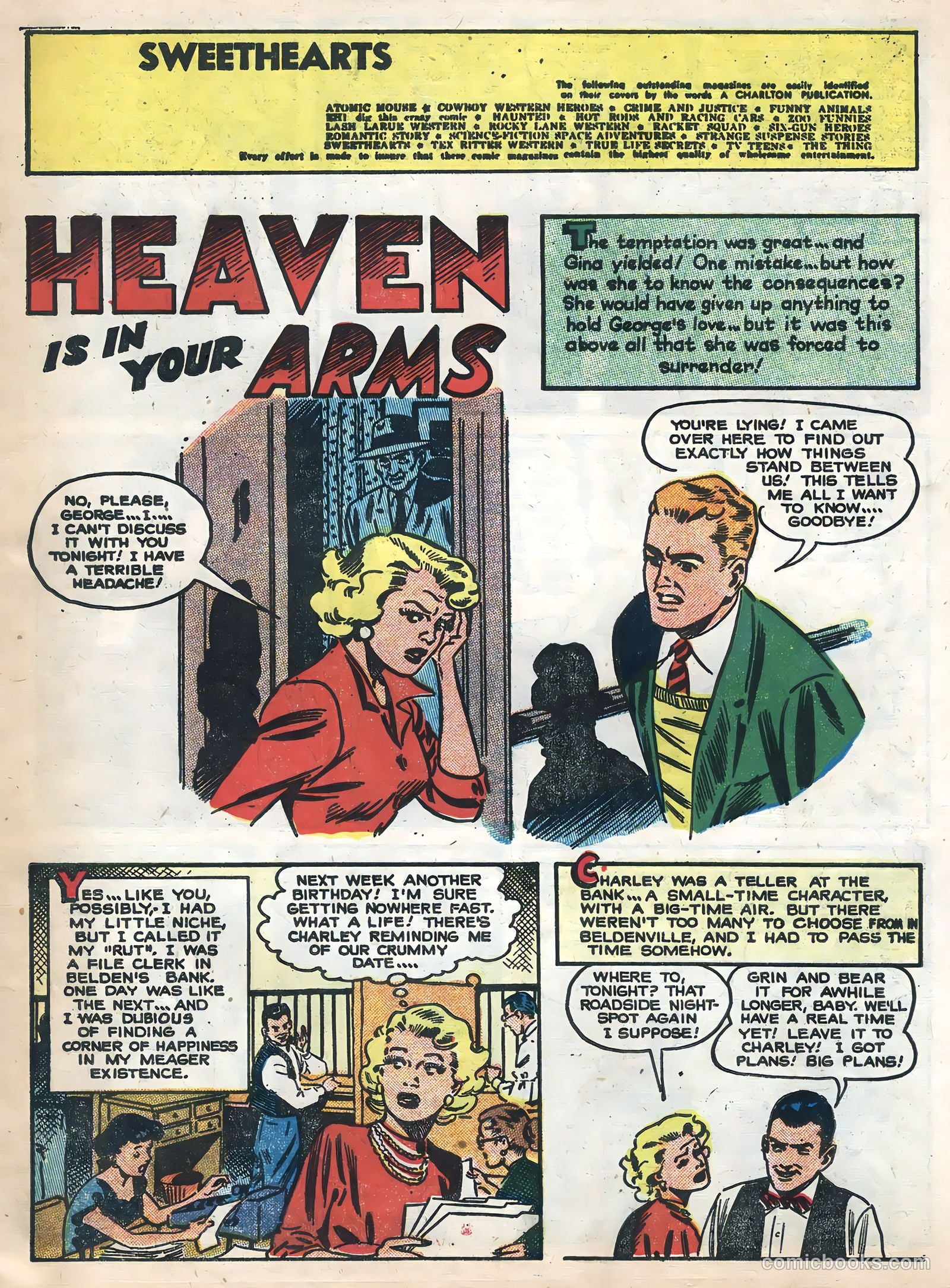 Sweethearts #25 (1954) — page 3 of 36