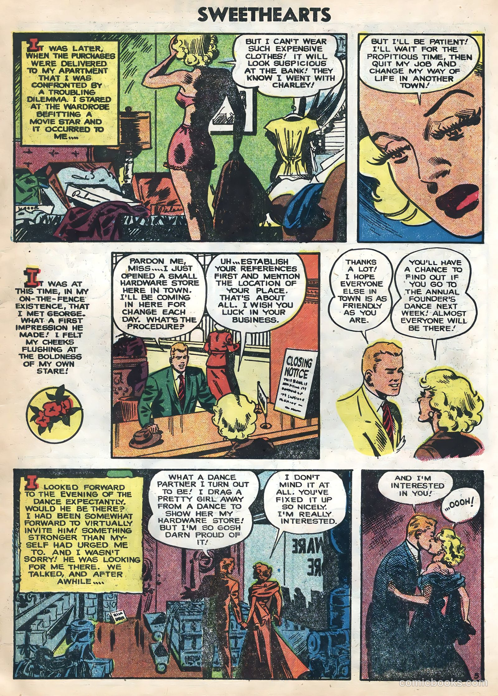 Sweethearts #25 (1954) — page 7 of 36