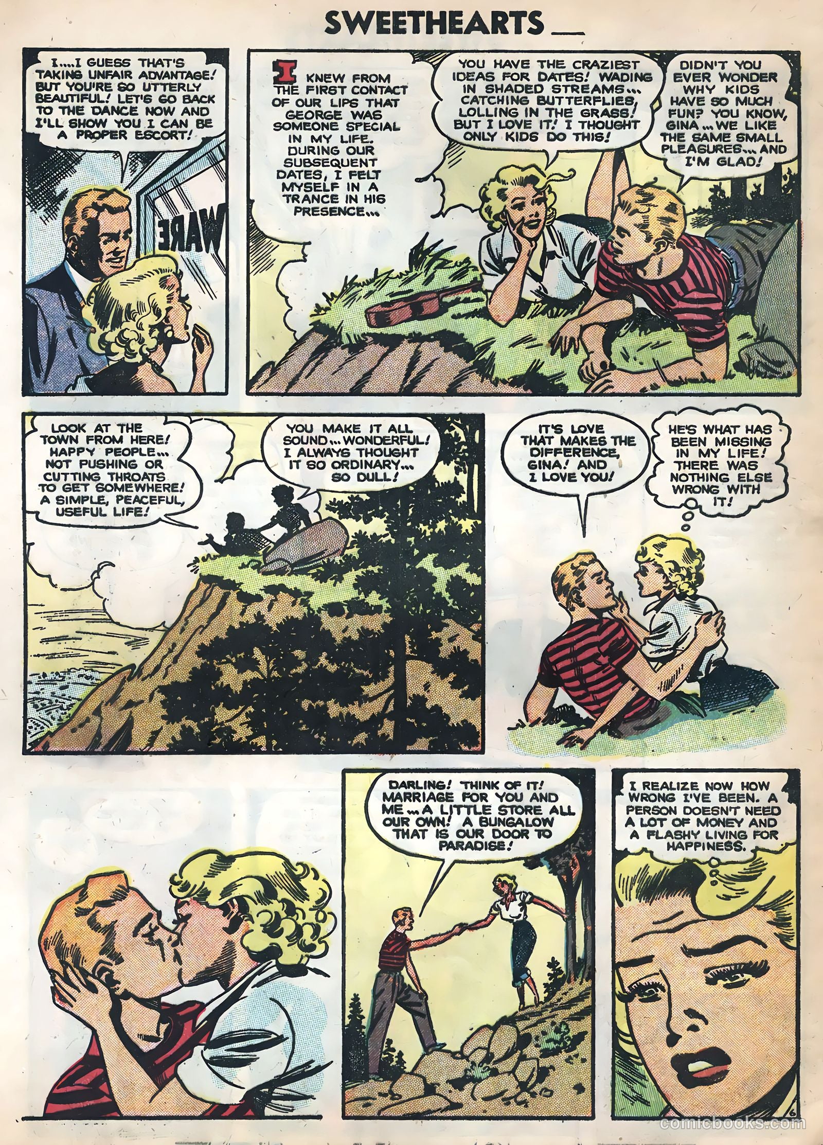 Sweethearts #25 (1954) — page 8 of 36