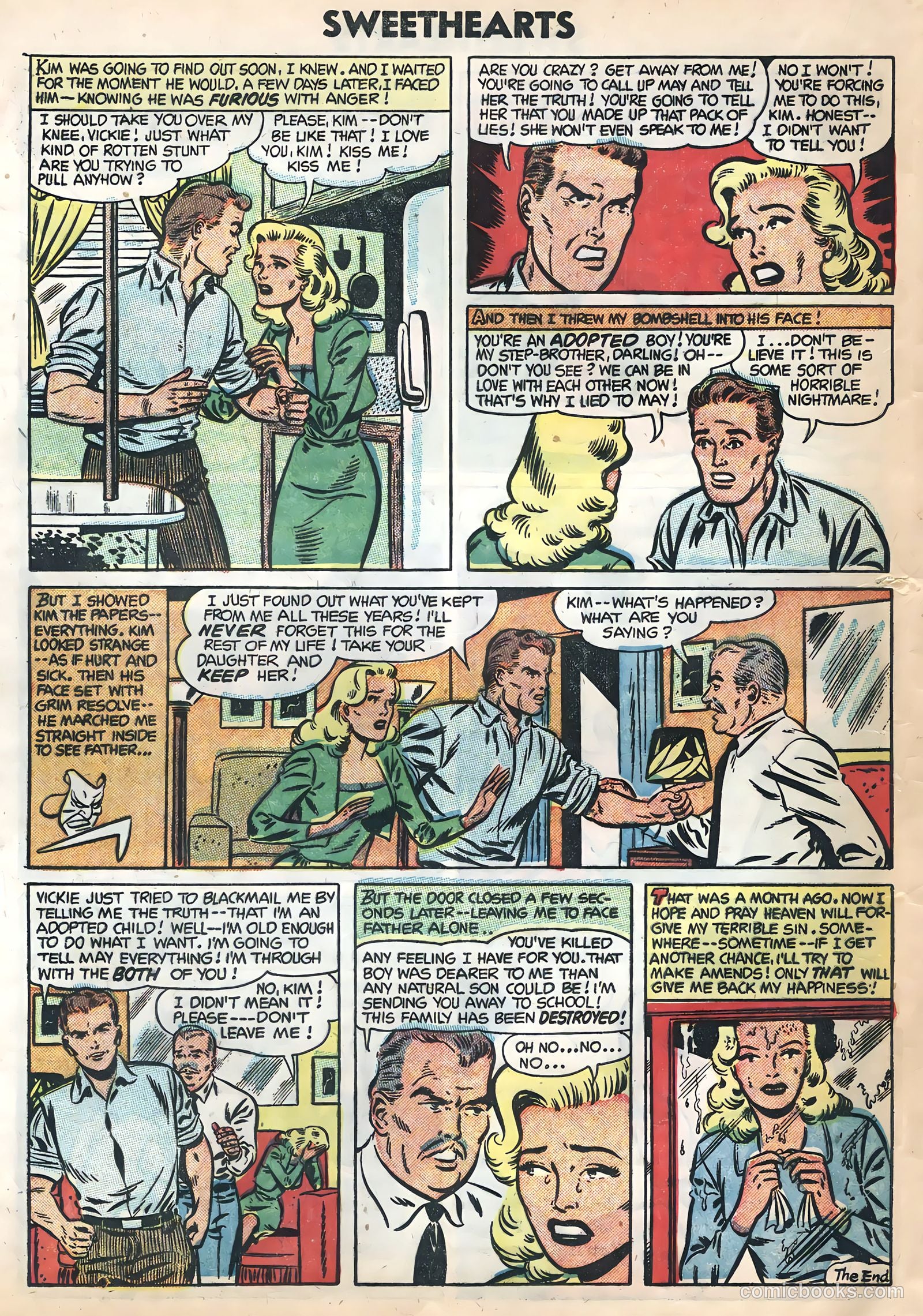 Sweethearts #25 (1954) — page 16 of 36