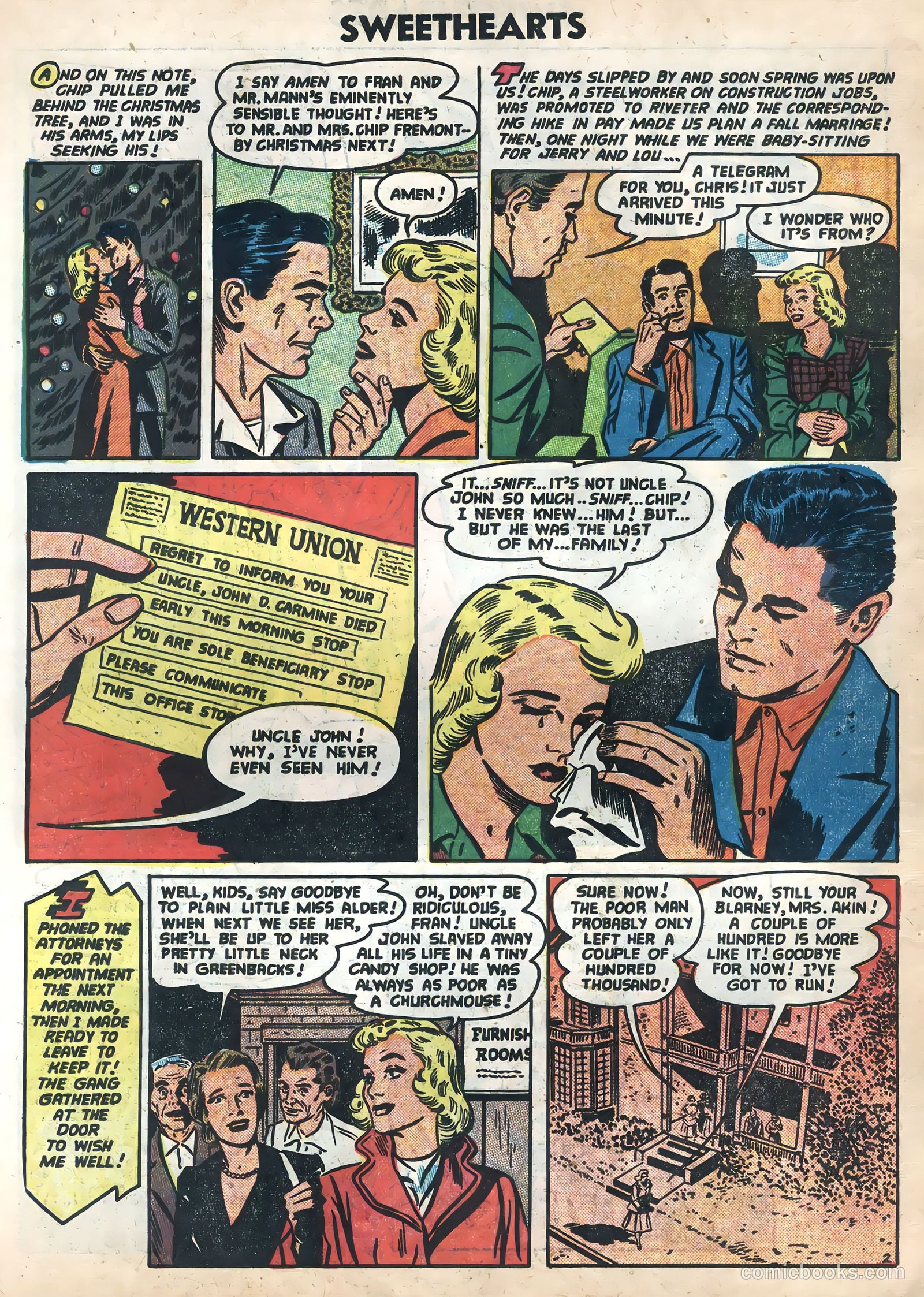 Sweethearts #25 (1954) — page 22 of 36