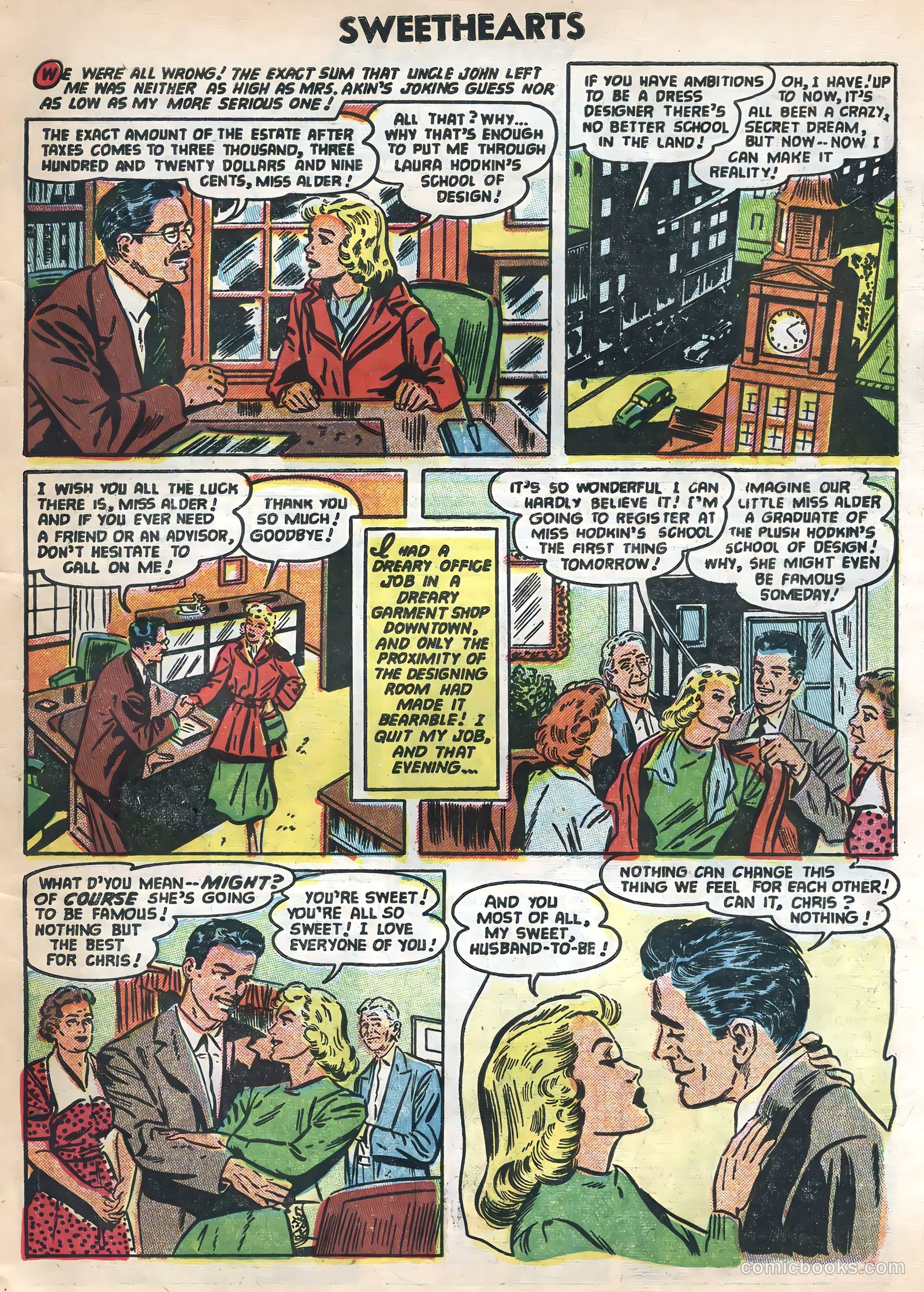 Sweethearts #25 (1954) — page 23 of 36