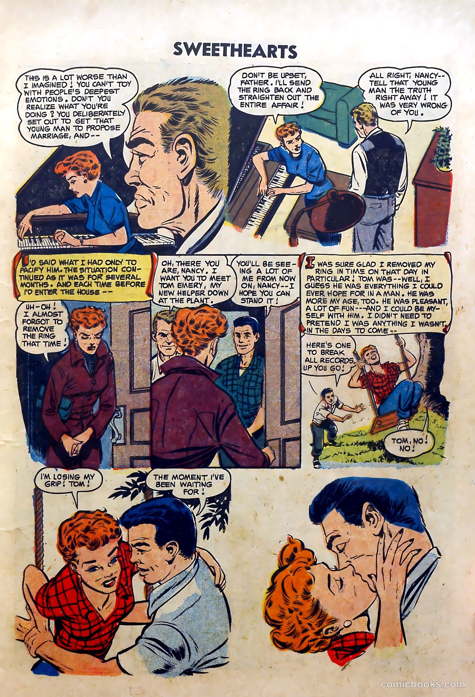Sweethearts #26 (1954) — page 7 of 36