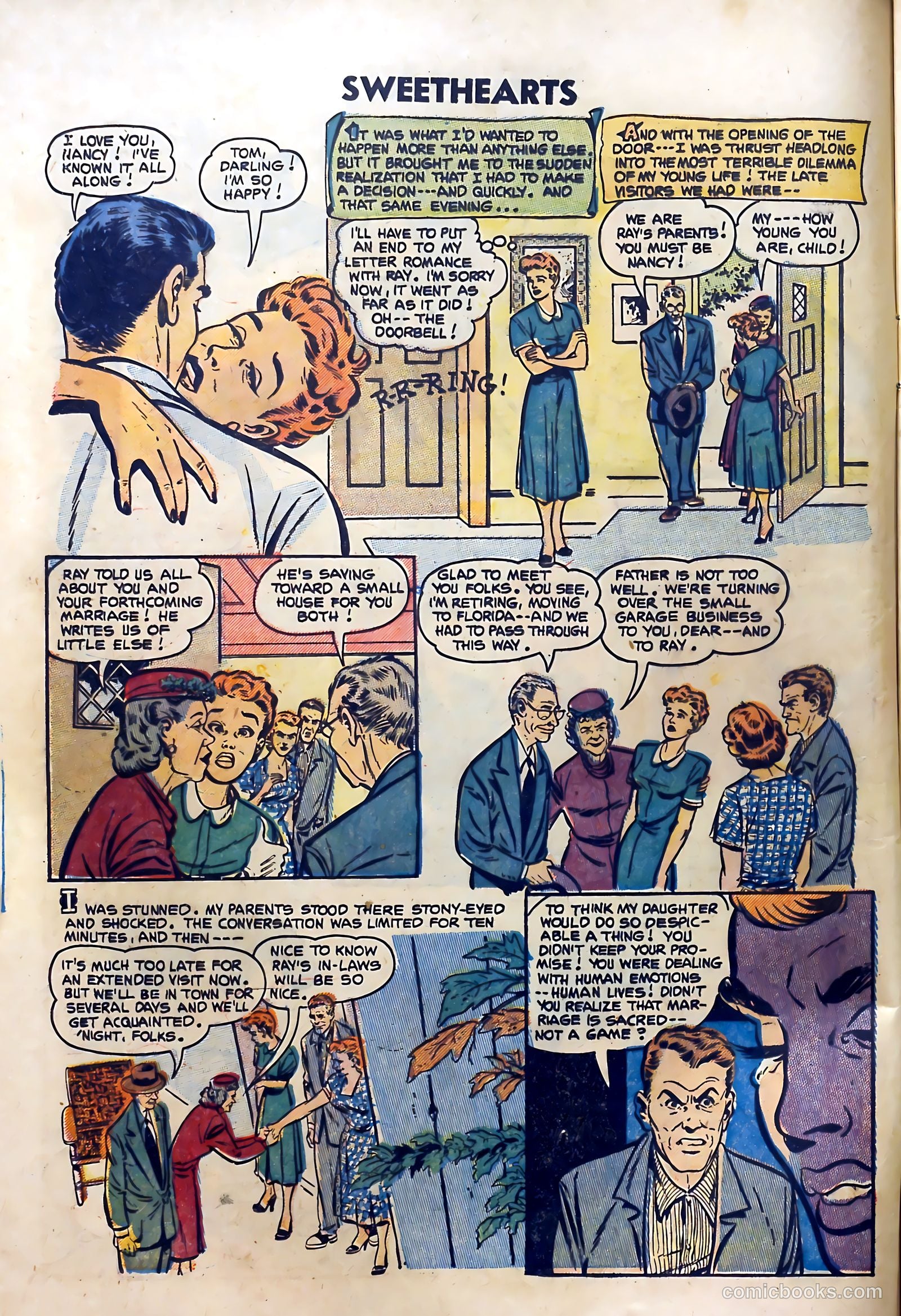 Sweethearts #26 (1954) — page 8 of 36