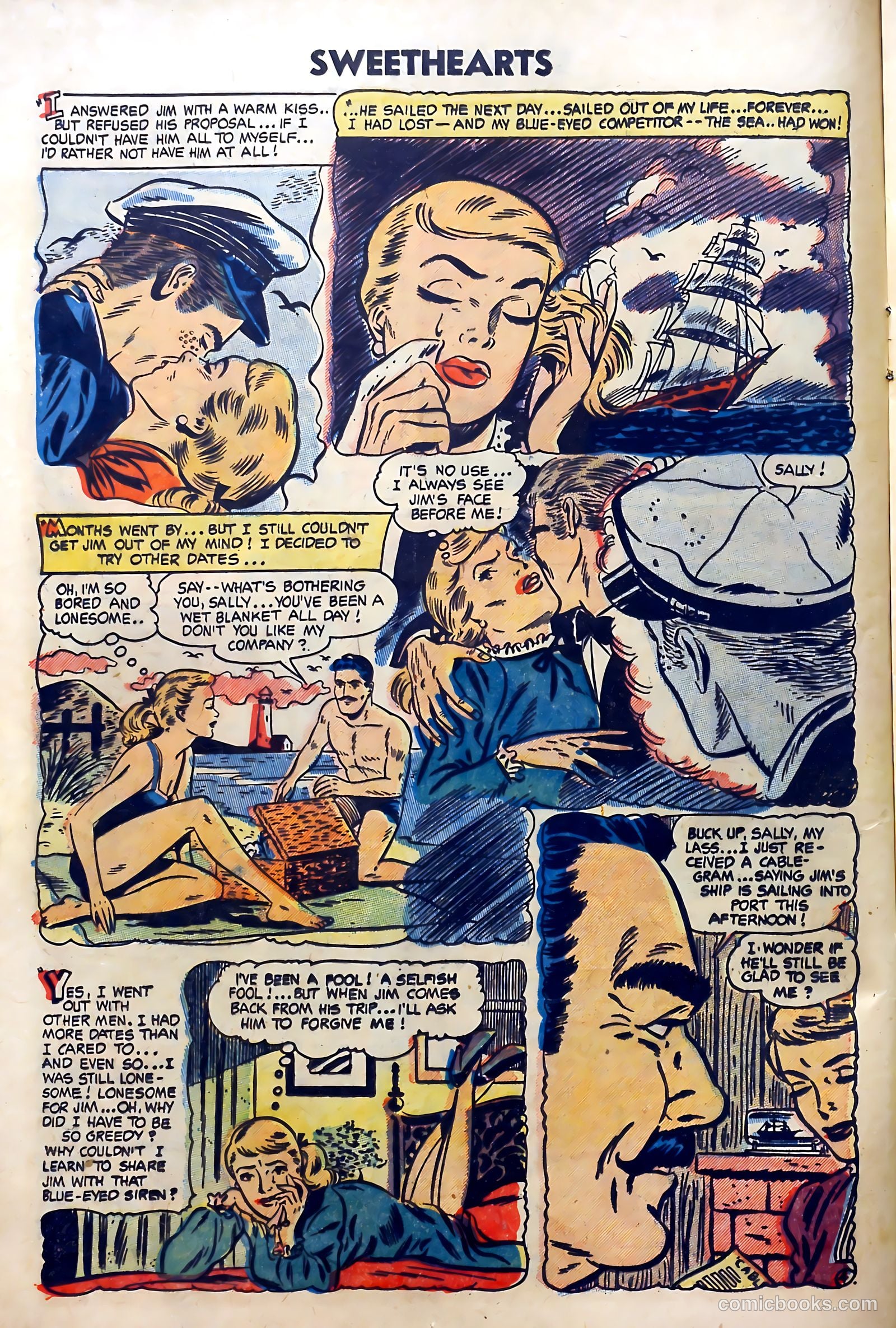 Sweethearts #26 (1954) — page 16 of 36