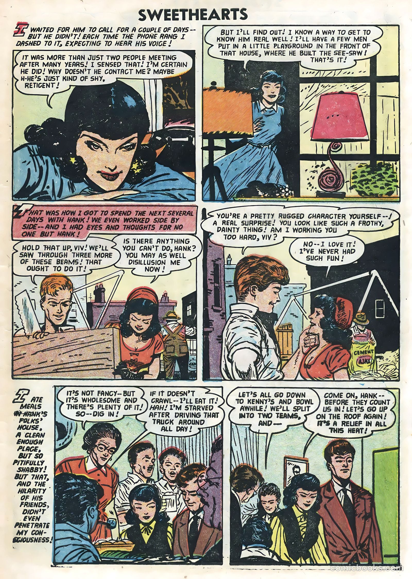 Sweethearts #27 (1954) — page 8 of 37