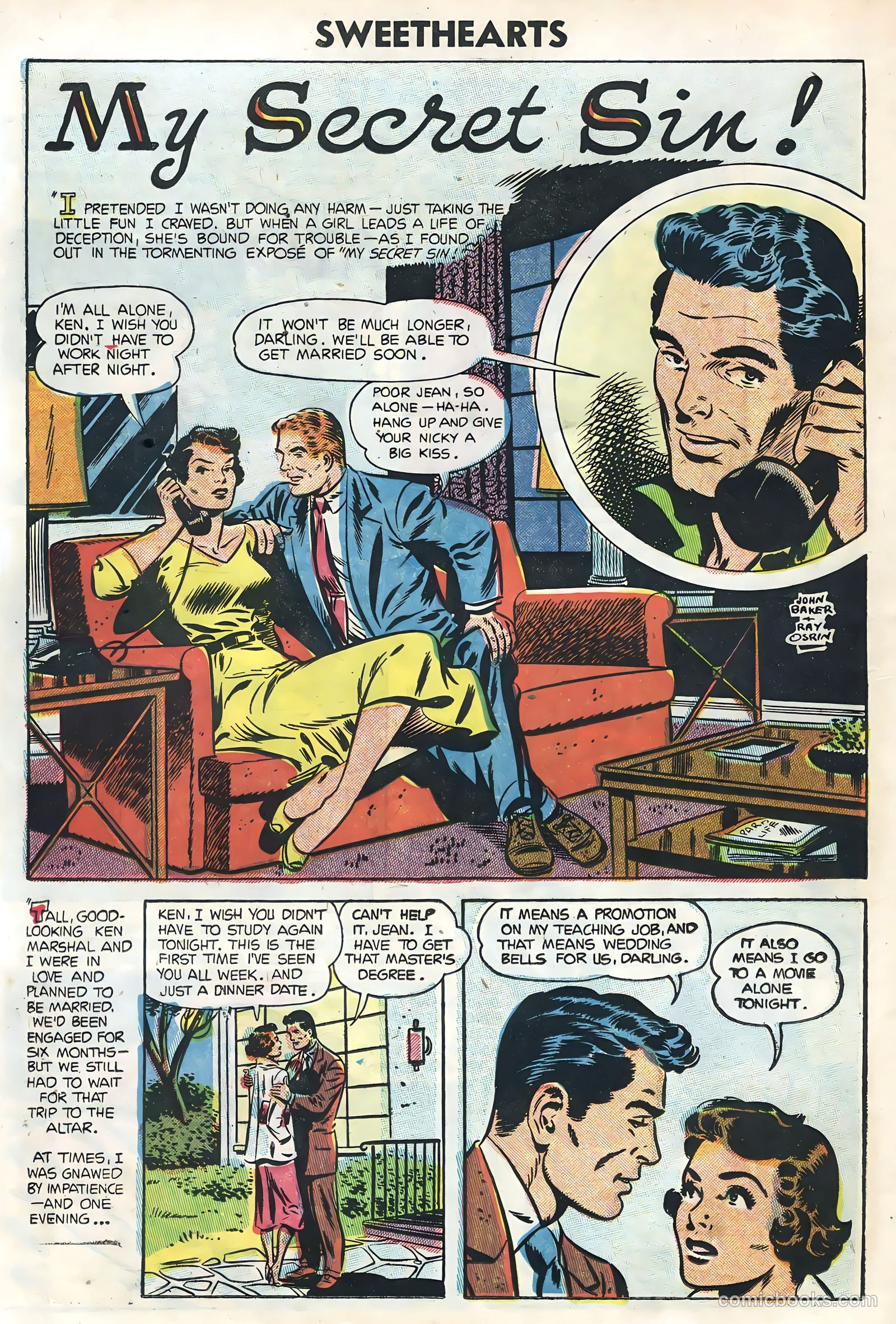 Sweethearts #27 (1954) — page 15 of 37