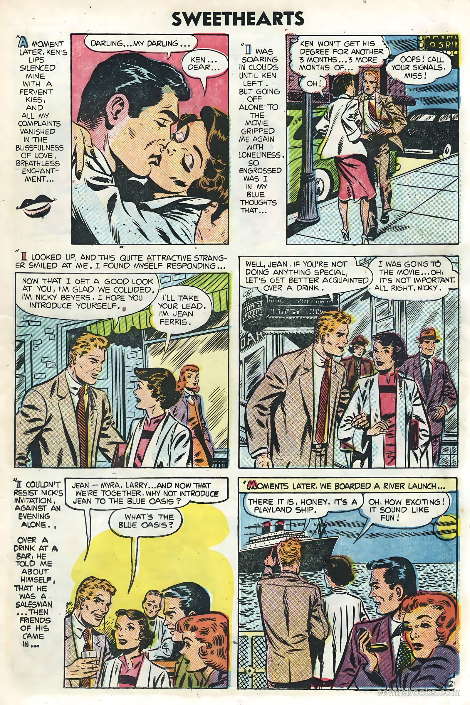 Sweethearts #27 (1954) — page 16 of 37