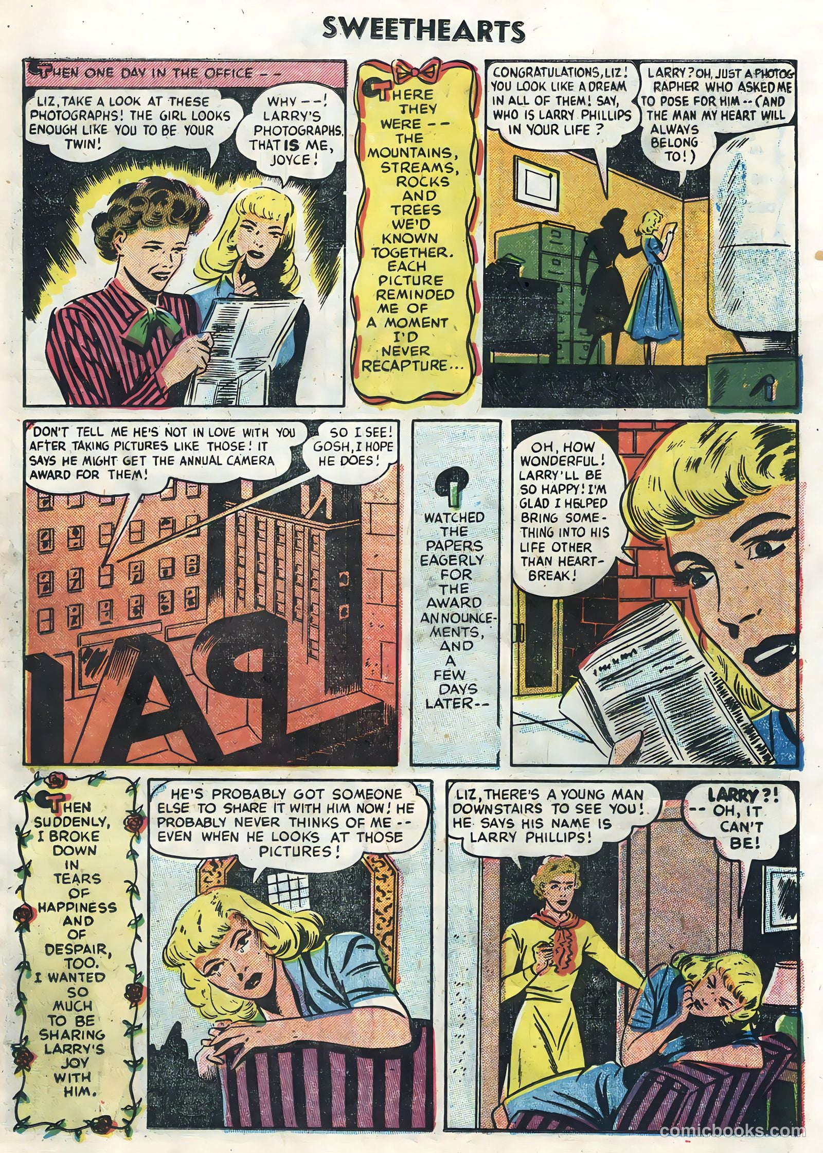 Sweethearts #28 (1955) — page 15 of 36