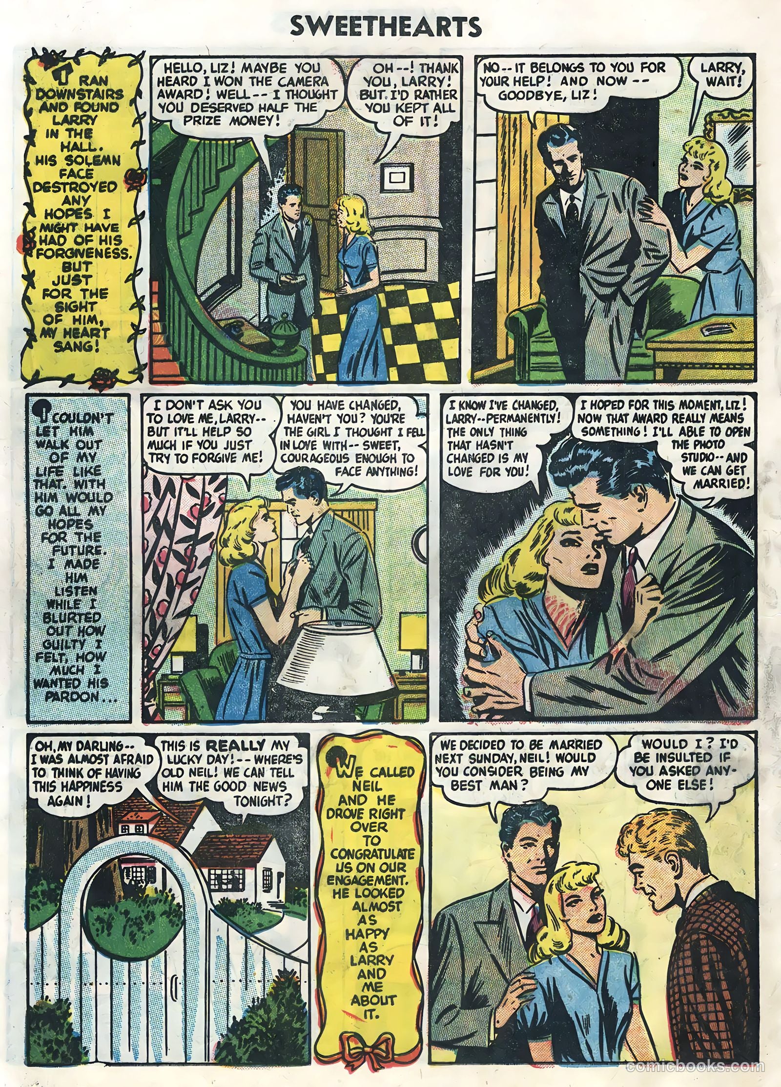 Sweethearts #28 (1955) — page 16 of 36