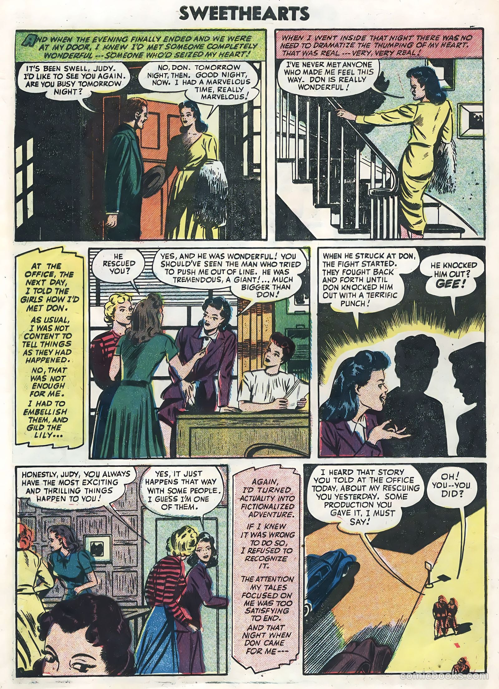 Sweethearts #29 (1955) — page 8 of 36