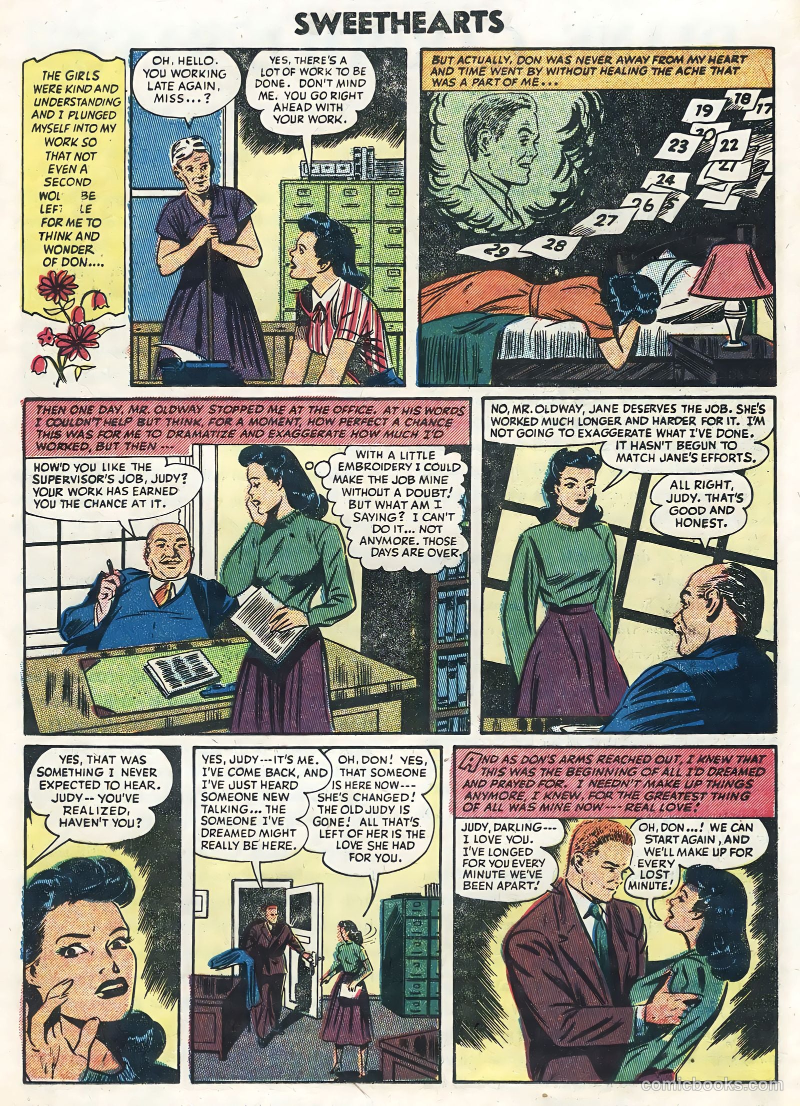 Sweethearts #29 (1955) — page 17 of 36