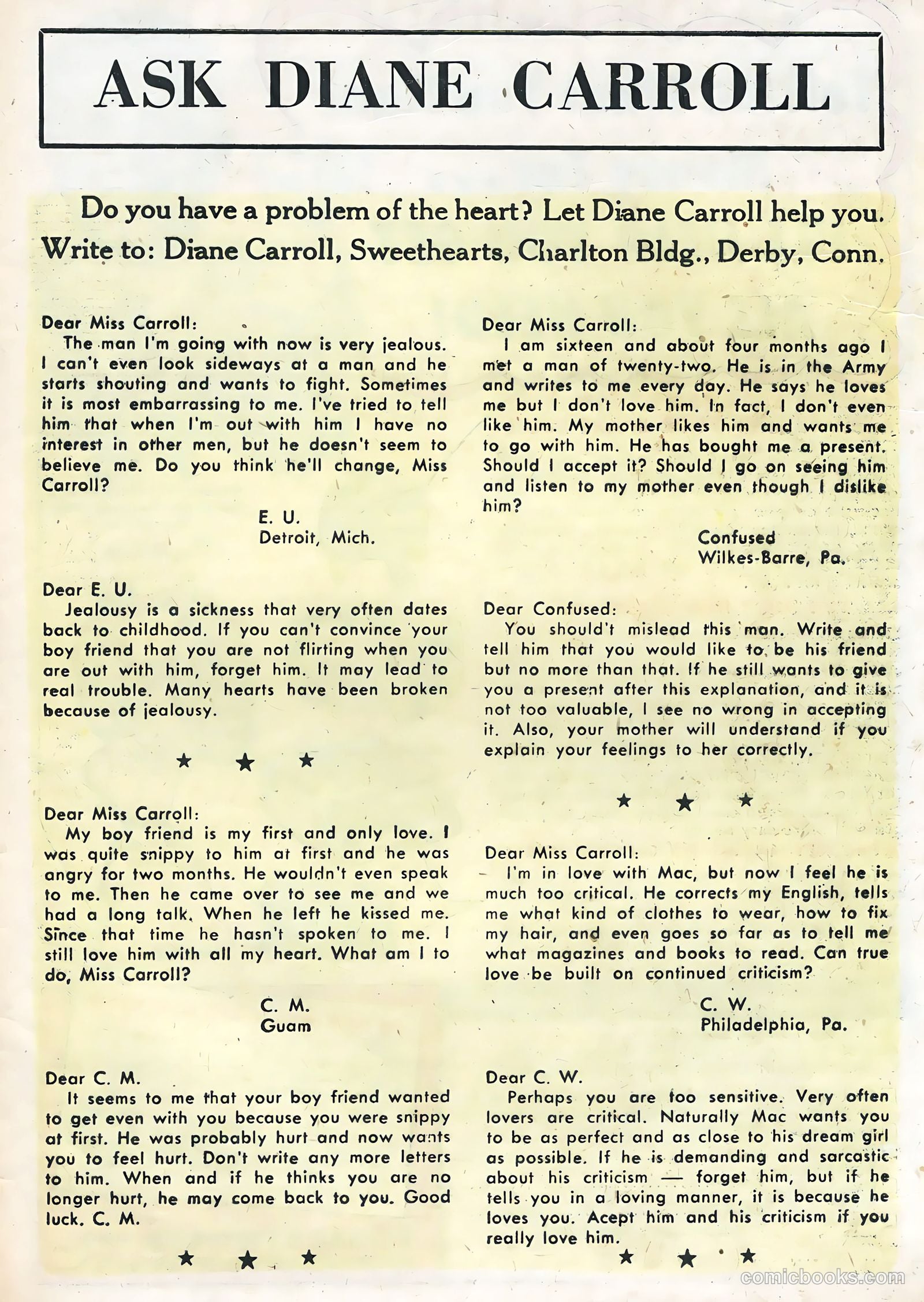 Sweethearts #29 (1955) — page 33 of 36