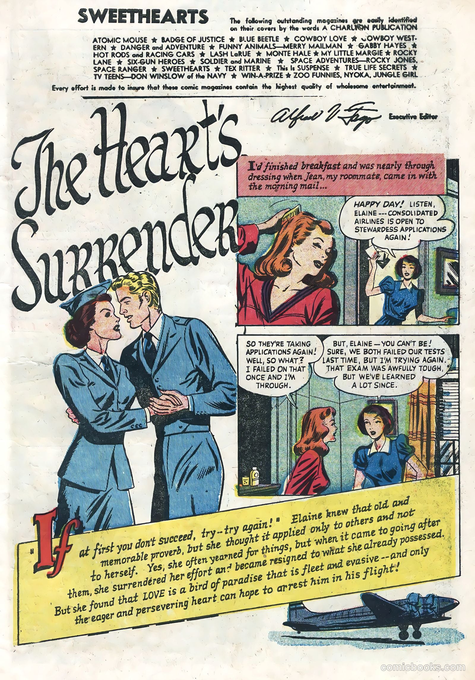 Sweethearts #30 (1955) — page 3 of 36