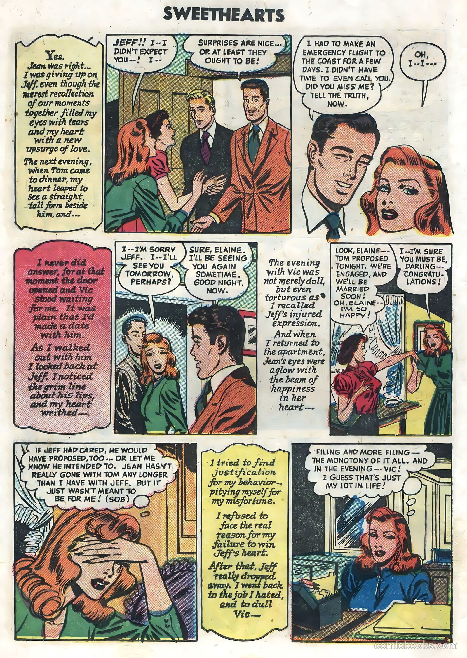 Sweethearts #30 (1955) — page 12 of 36