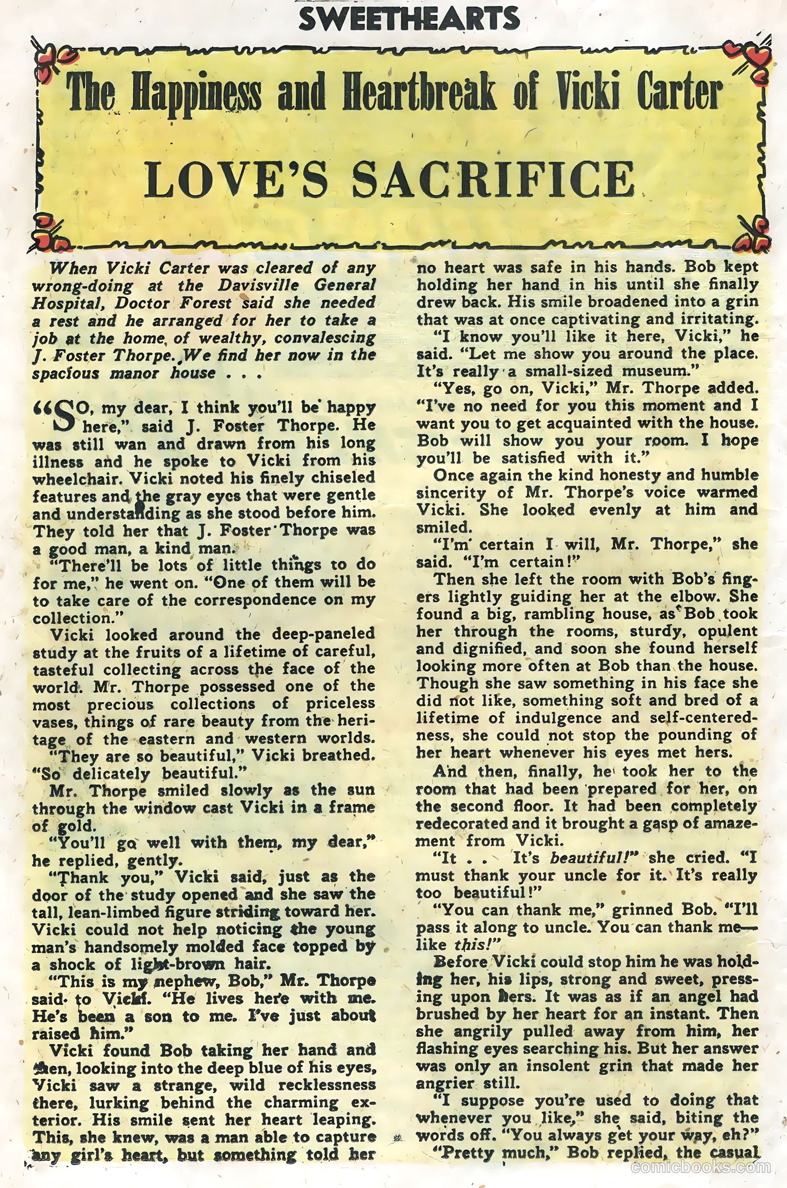 Sweethearts #30 (1955) — page 16 of 36