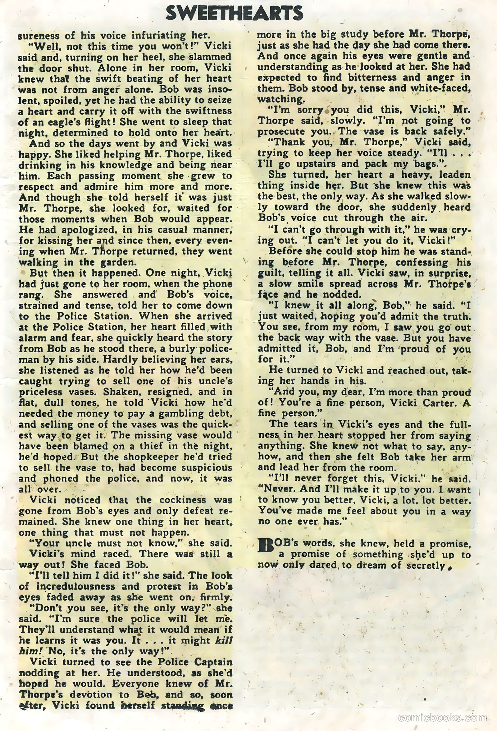 Sweethearts #30 (1955) — page 17 of 36