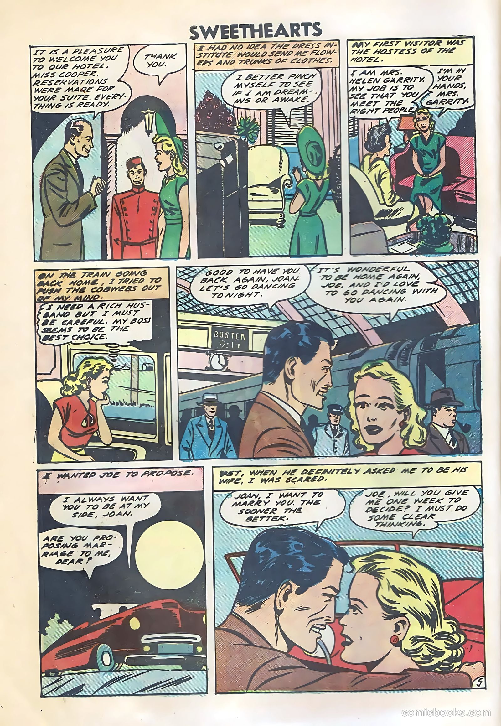 Sweethearts #31 (1955) — page 8 of 36