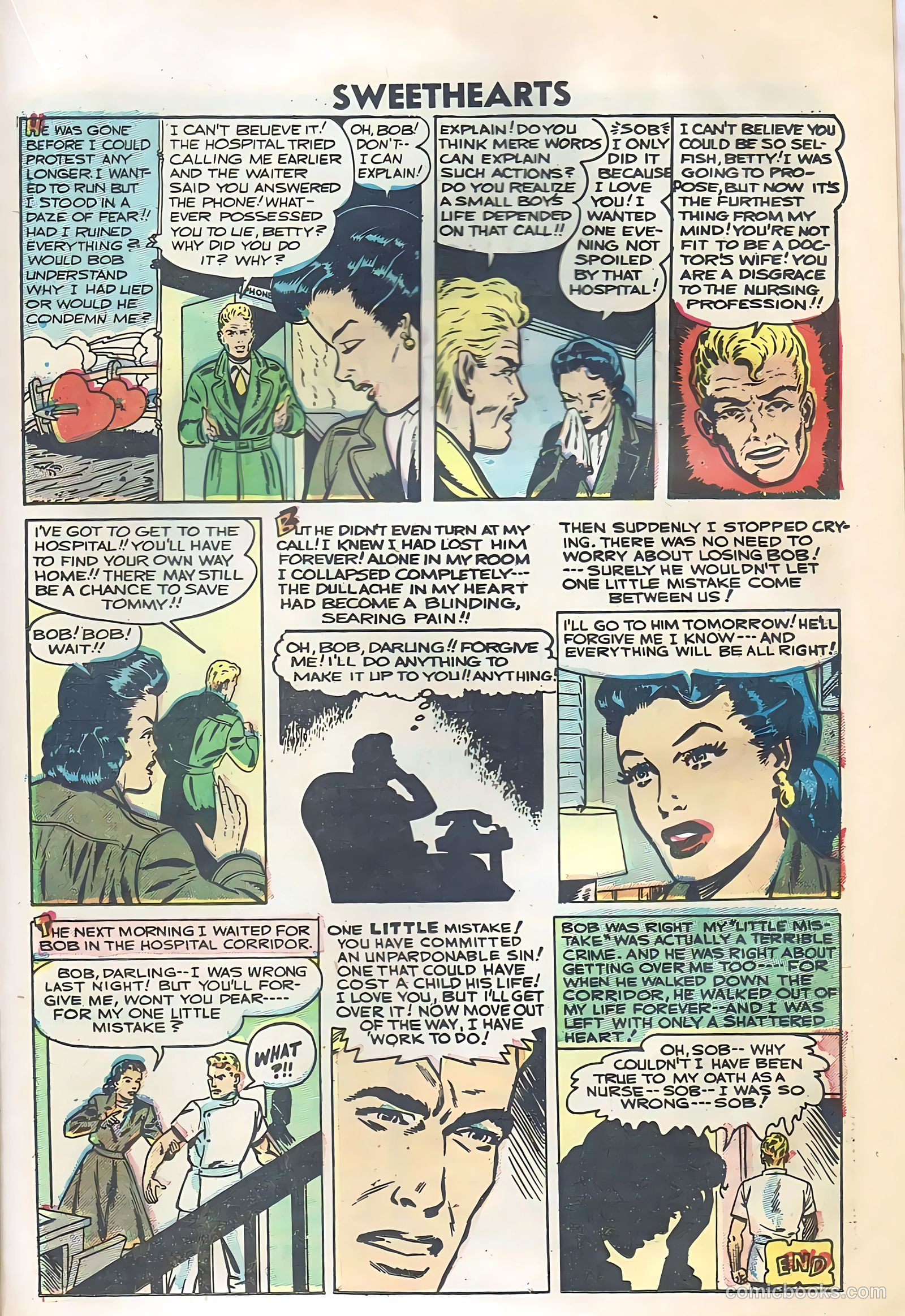 Sweethearts #31 (1955) — page 21 of 36