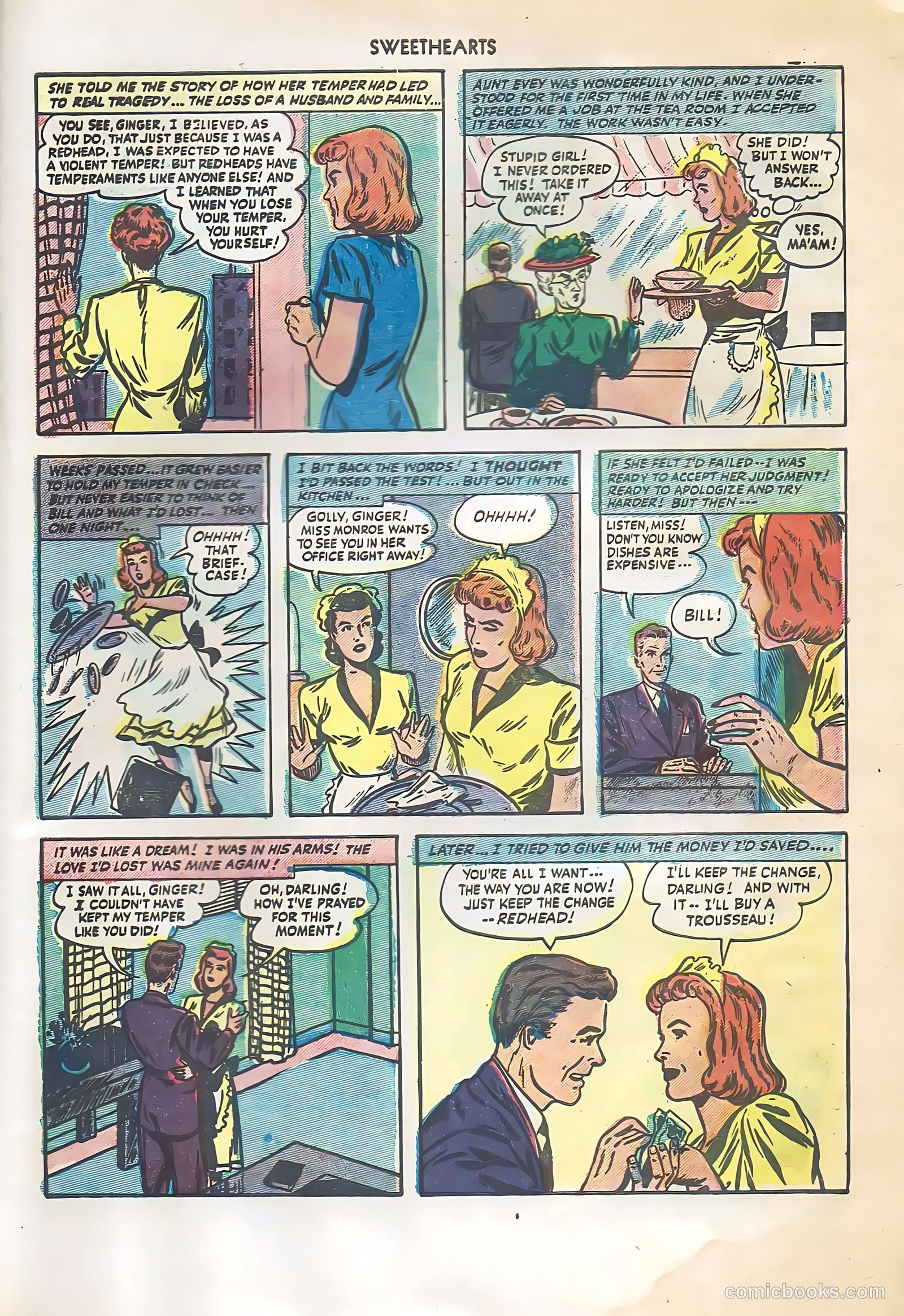 Sweethearts #31 (1955) — page 33 of 36
