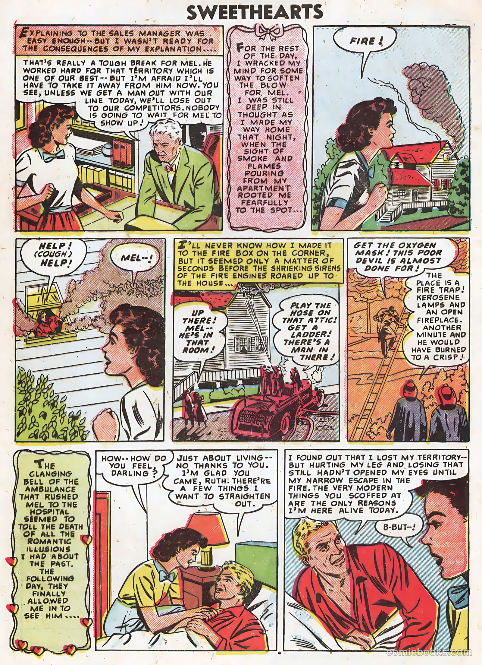 Sweethearts #32 (1955) — page 32 of 37
