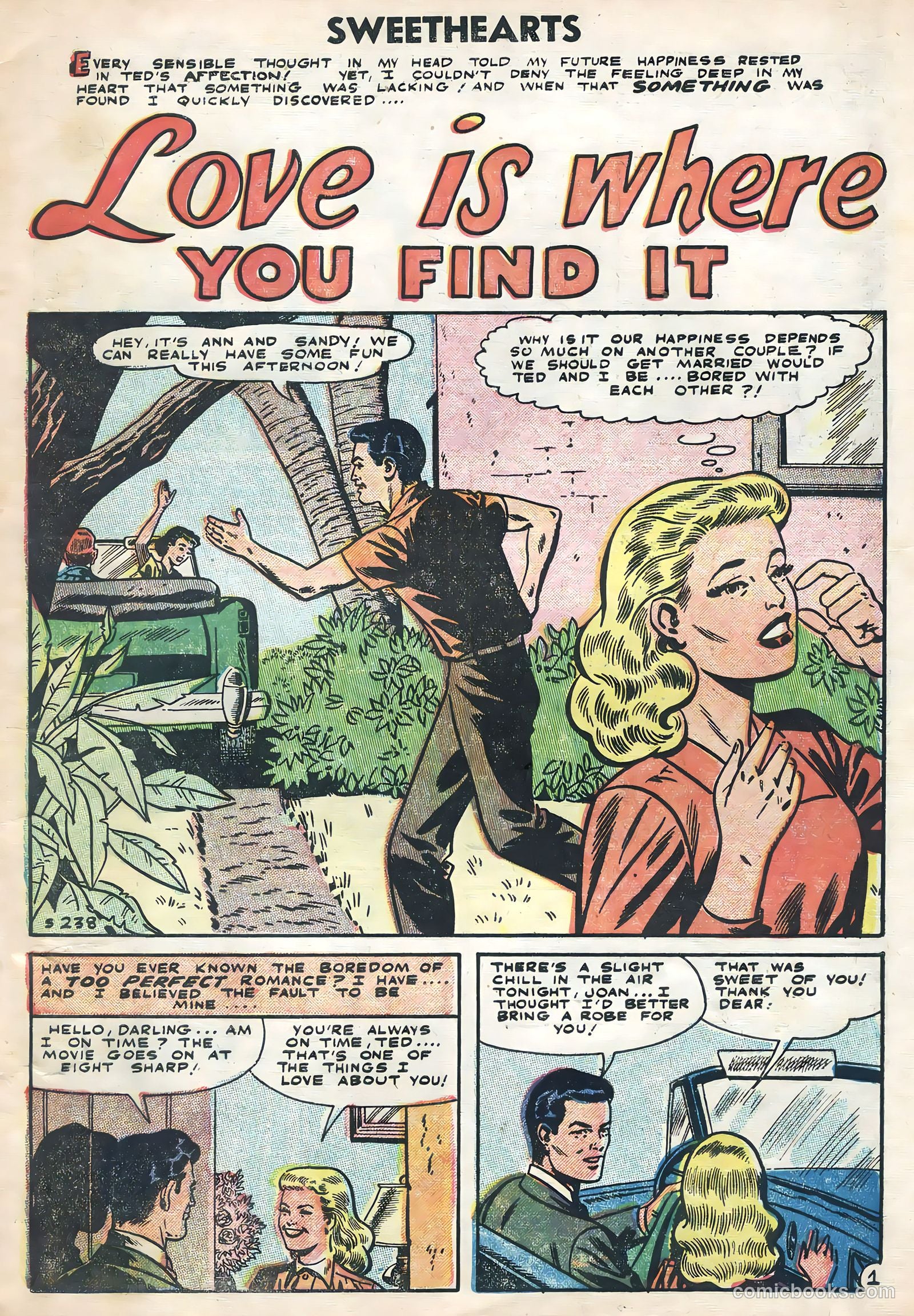 Sweethearts #33 (1956) — page 3 of 36