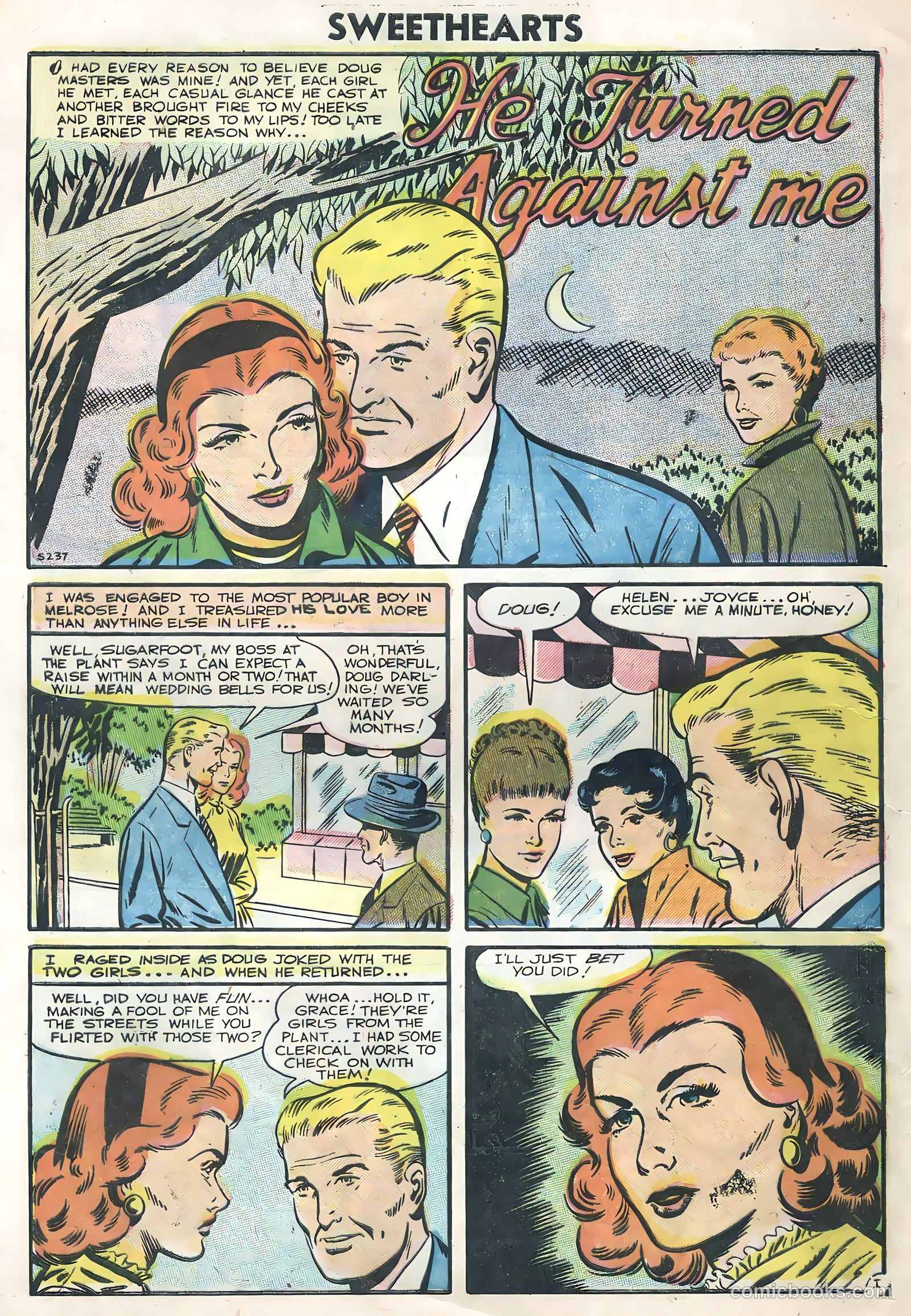 Sweethearts #33 (1956) — page 8 of 36