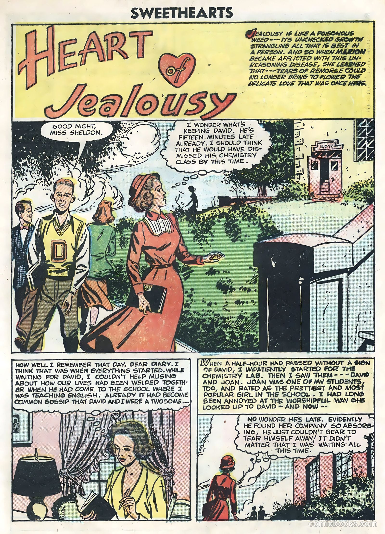 Sweethearts #34 (1956) — page 21 of 36