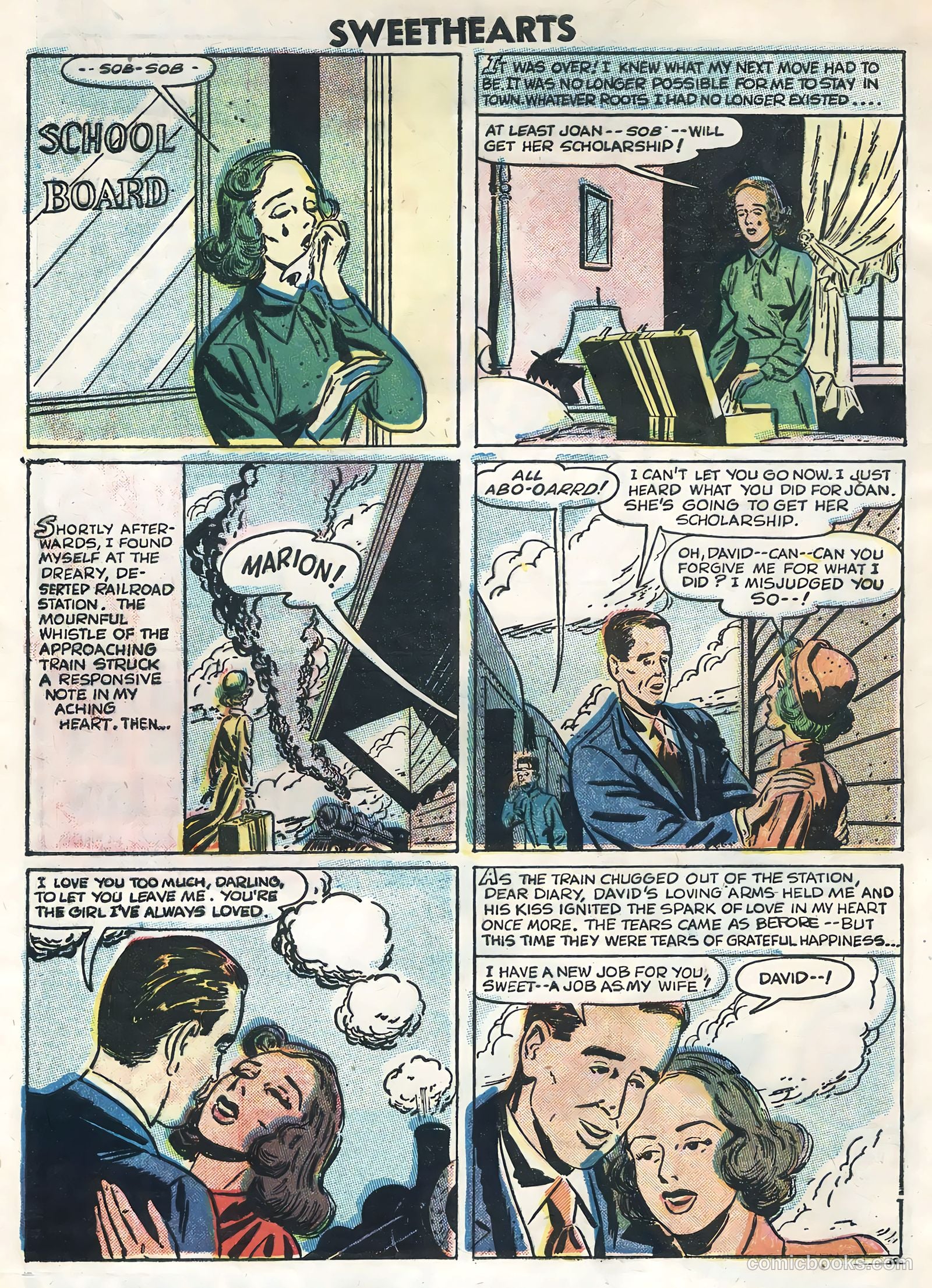 Sweethearts #34 (1956) — page 32 of 36