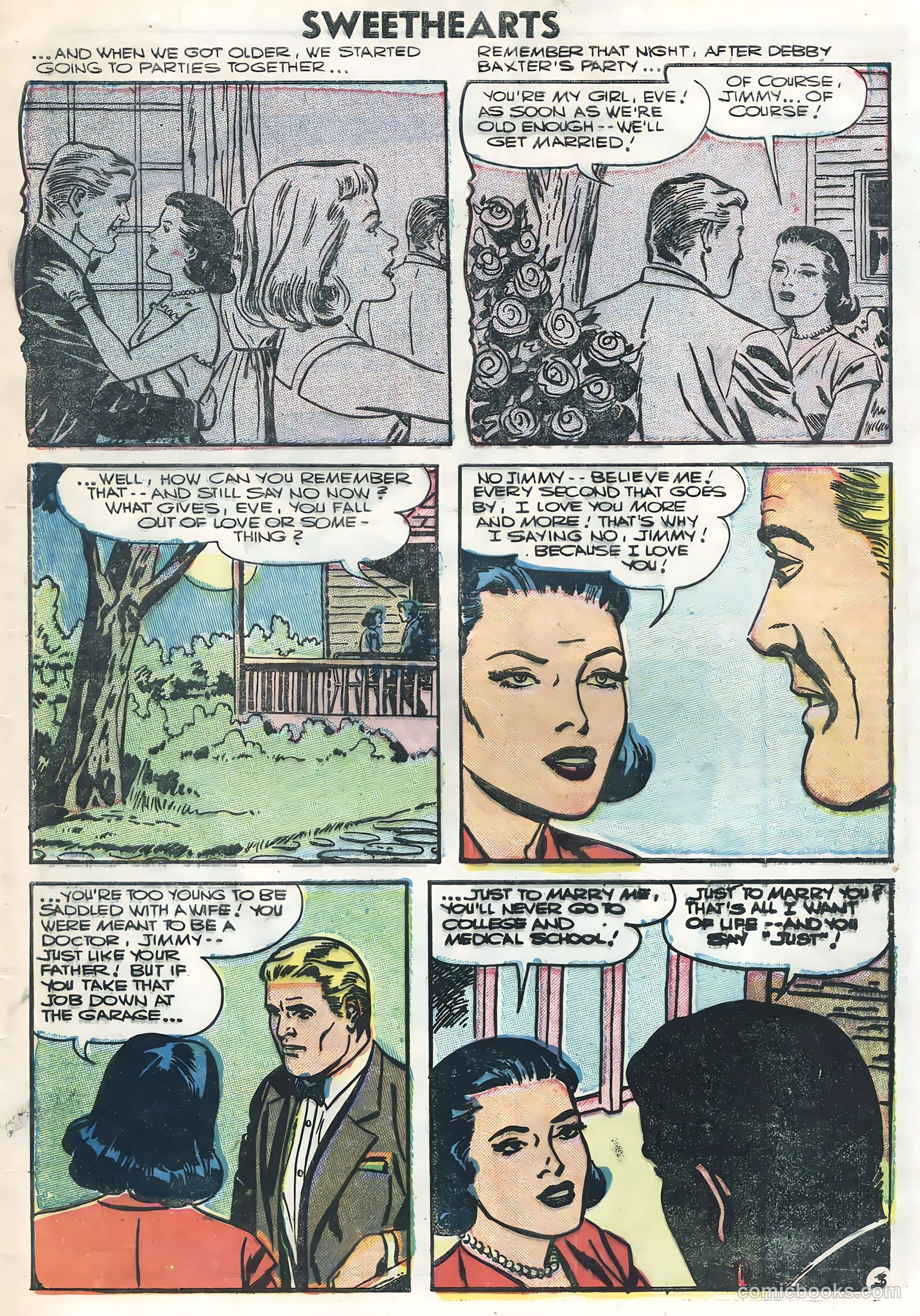 Sweethearts #35 (1956) — page 5 of 36