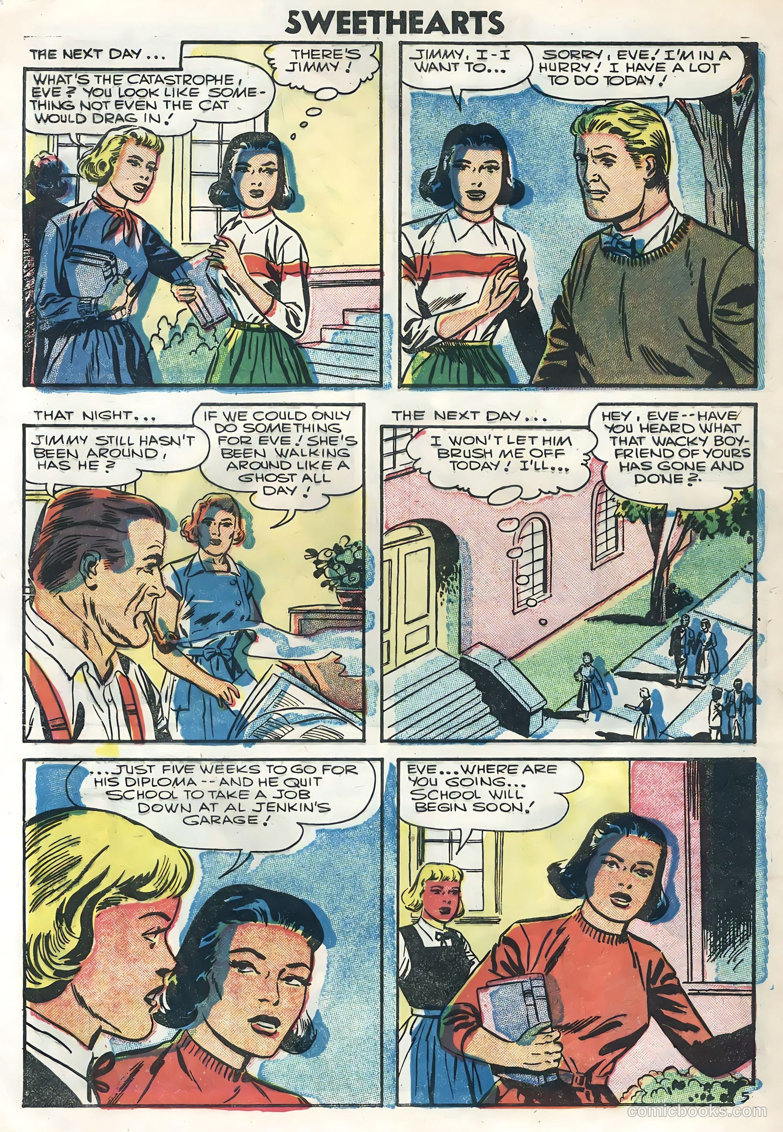 Sweethearts #35 (1956) — page 8 of 36