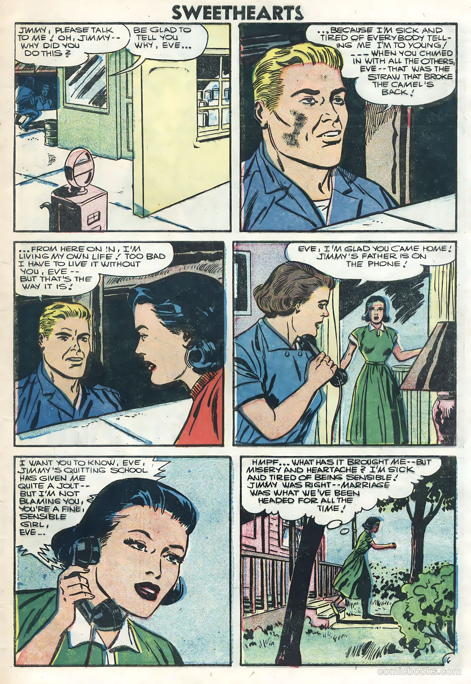 Sweethearts #35 (1956) — page 9 of 36