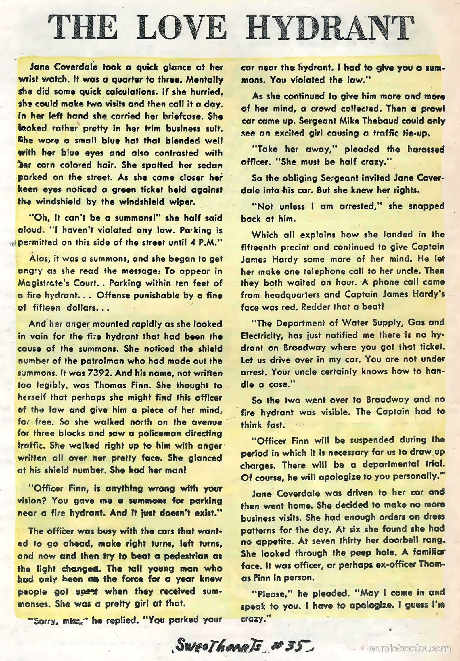 Sweethearts #35 (1956) — page 16 of 36