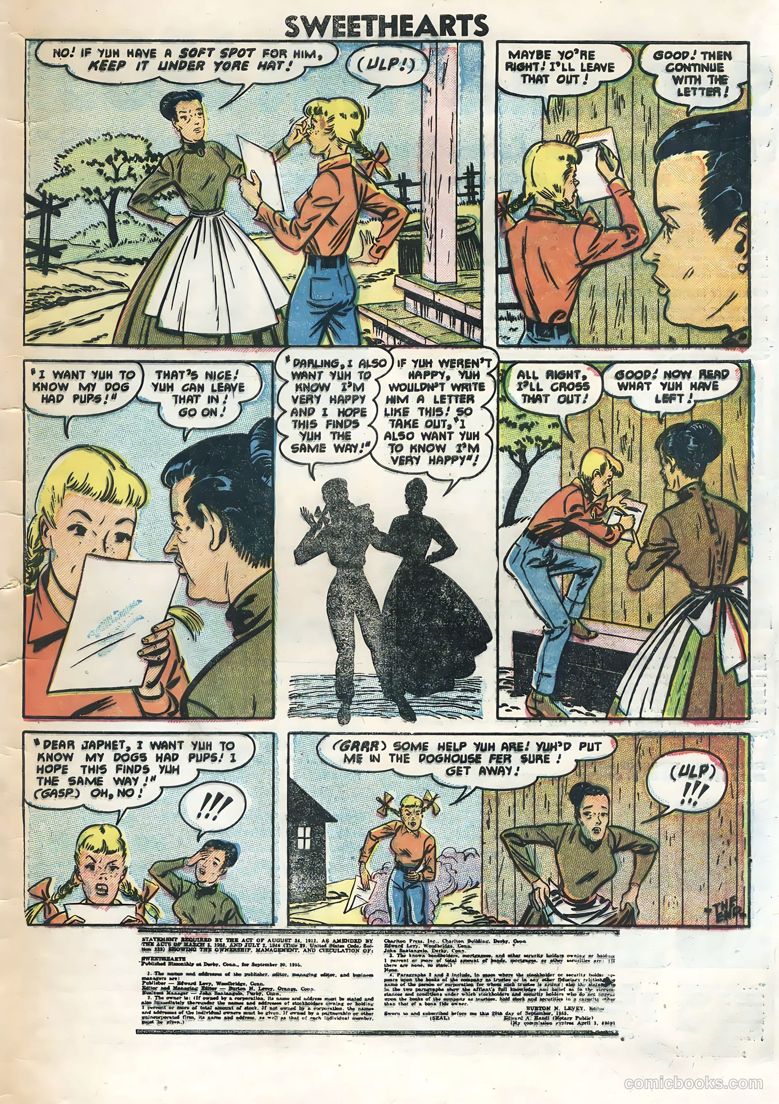 Sweethearts #35 (1956) — page 33 of 36