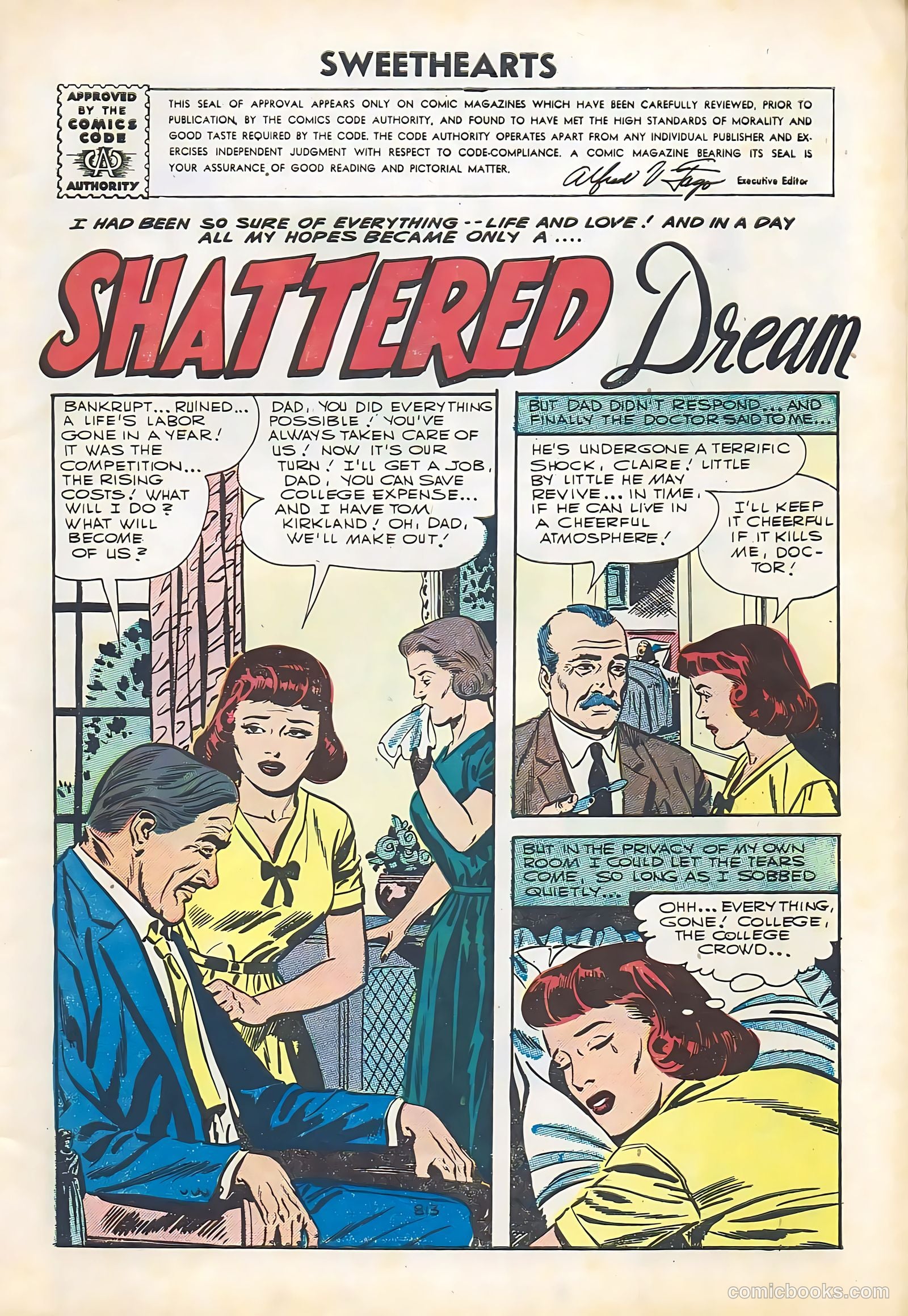 Sweethearts #36 (1956) — page 3 of 36