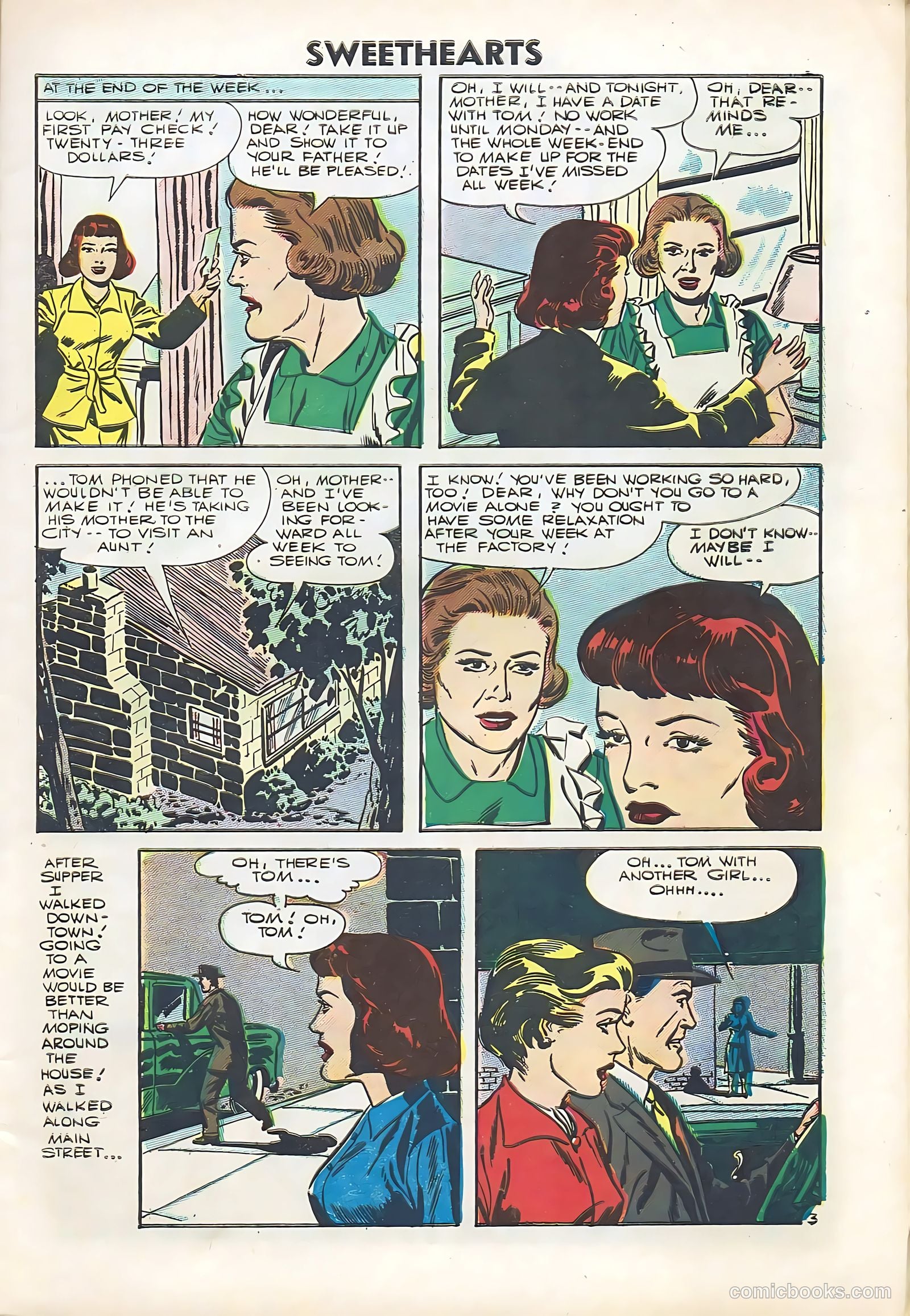 Sweethearts #36 (1956) — page 5 of 36