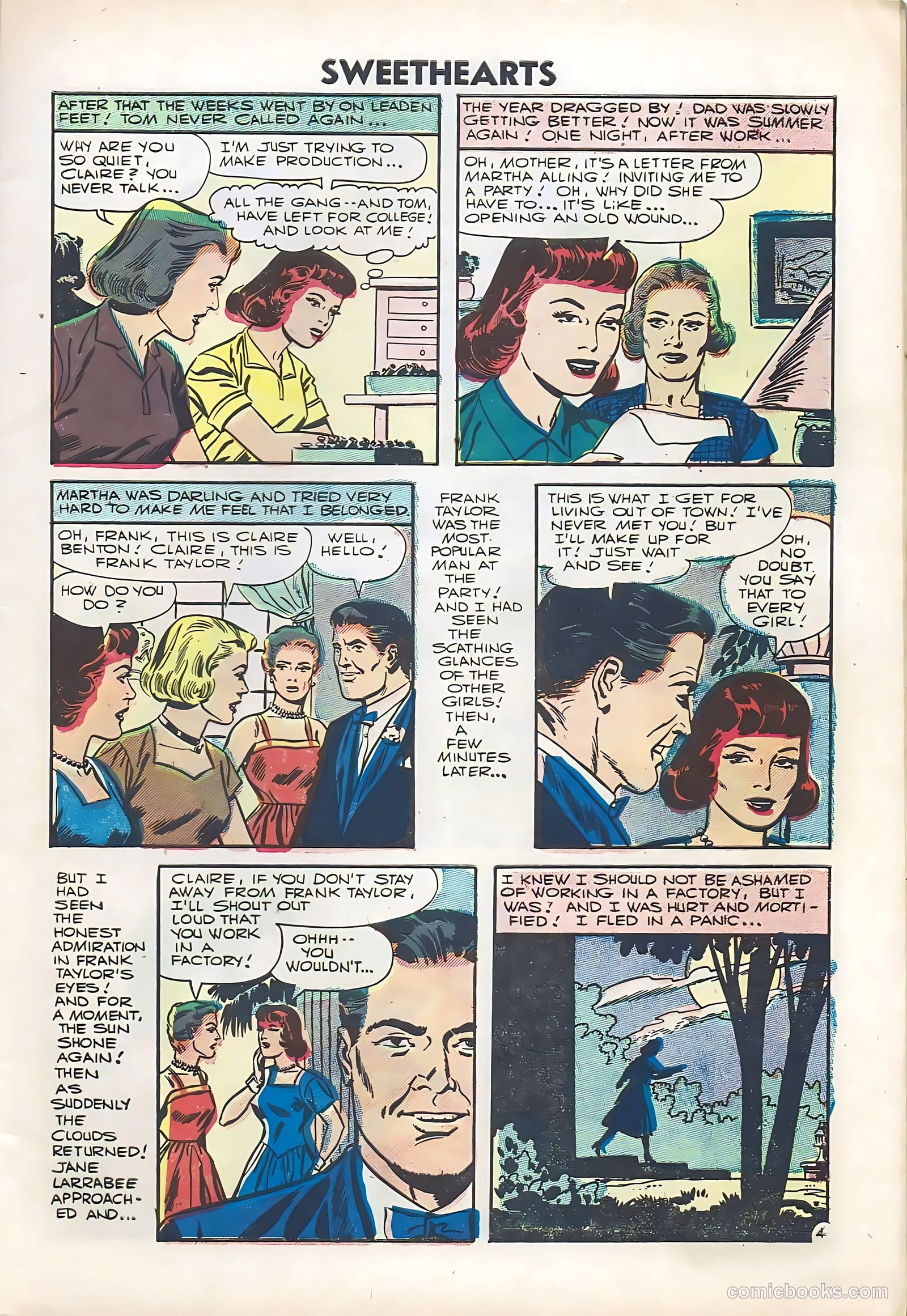 Sweethearts #36 (1956) — page 7 of 36