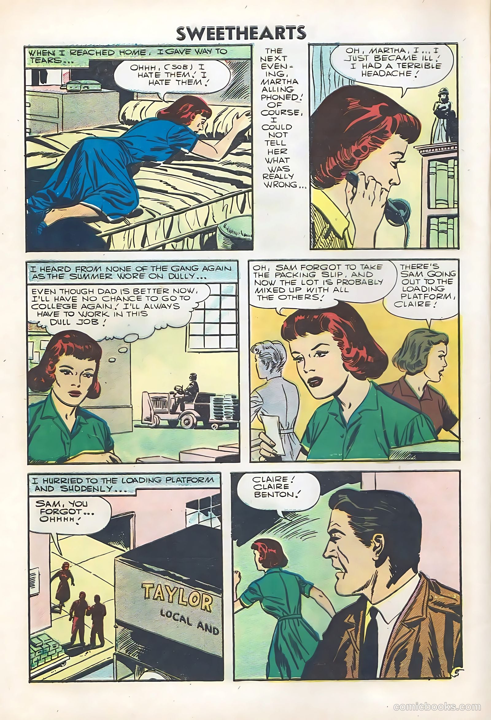 Sweethearts #36 (1956) — page 8 of 36