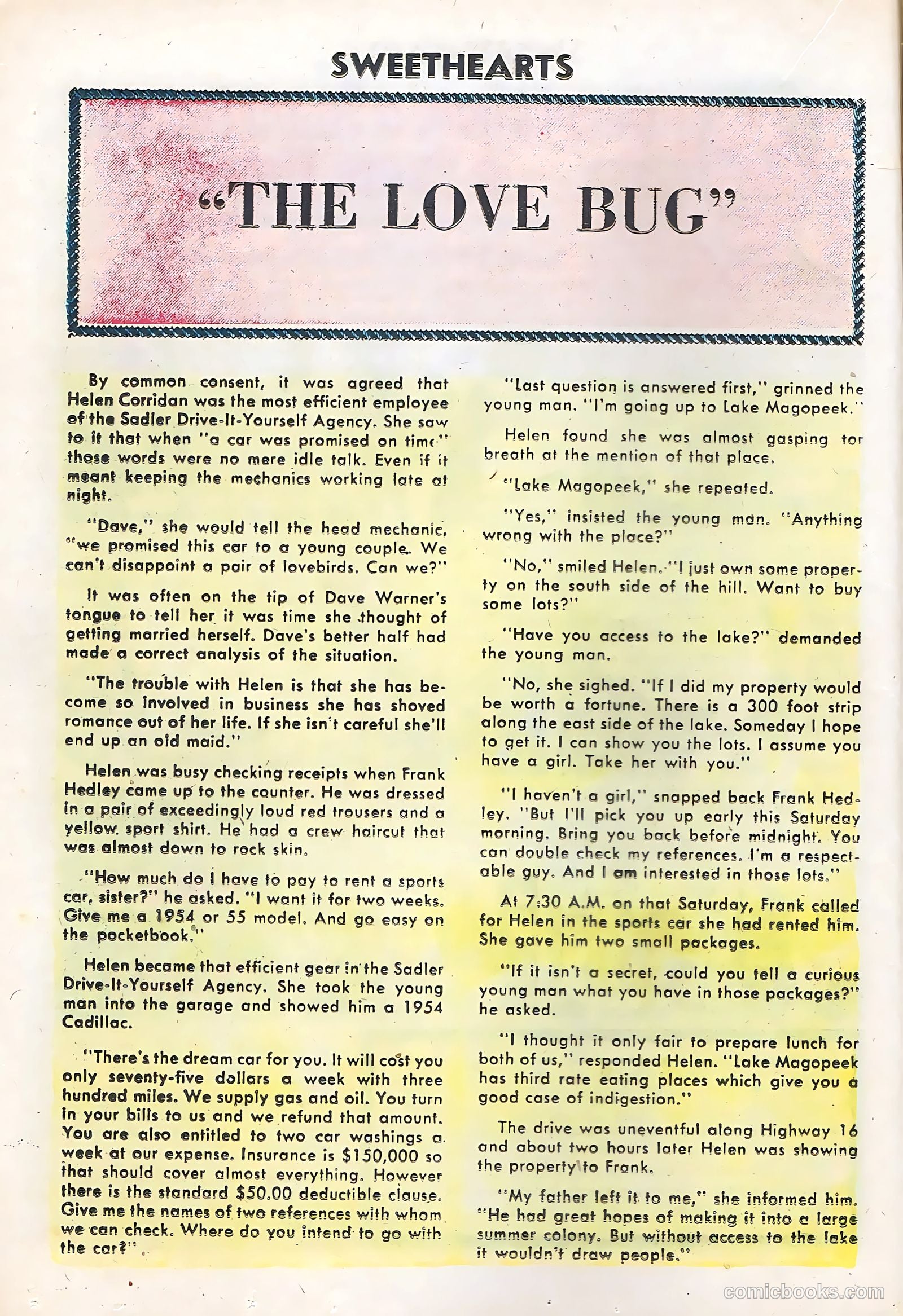 Sweethearts #36 (1956) — page 16 of 36