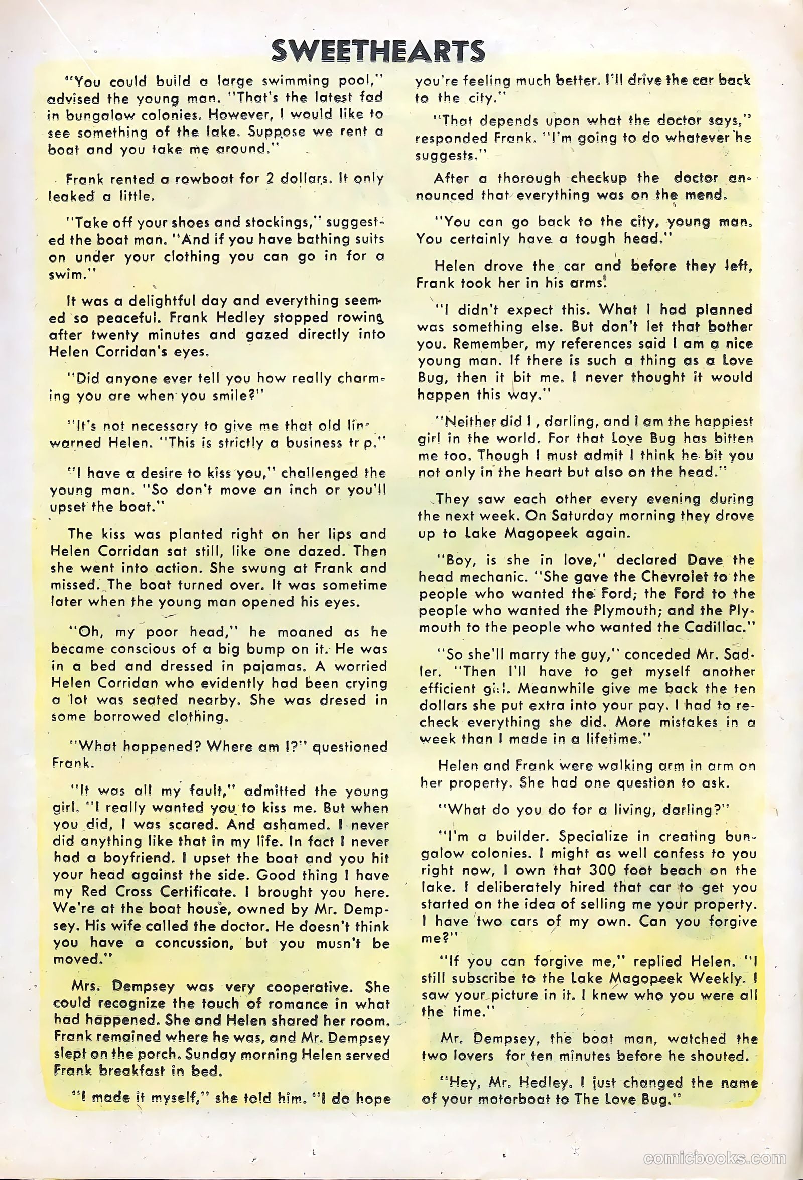 Sweethearts #36 (1956) — page 17 of 36