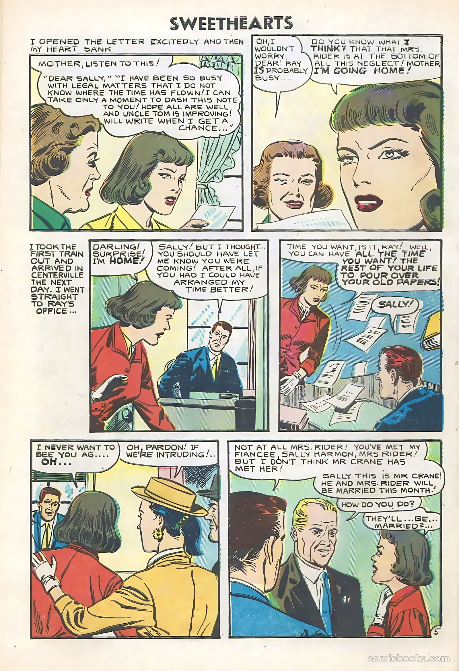Sweethearts #36 (1956) — page 32 of 36