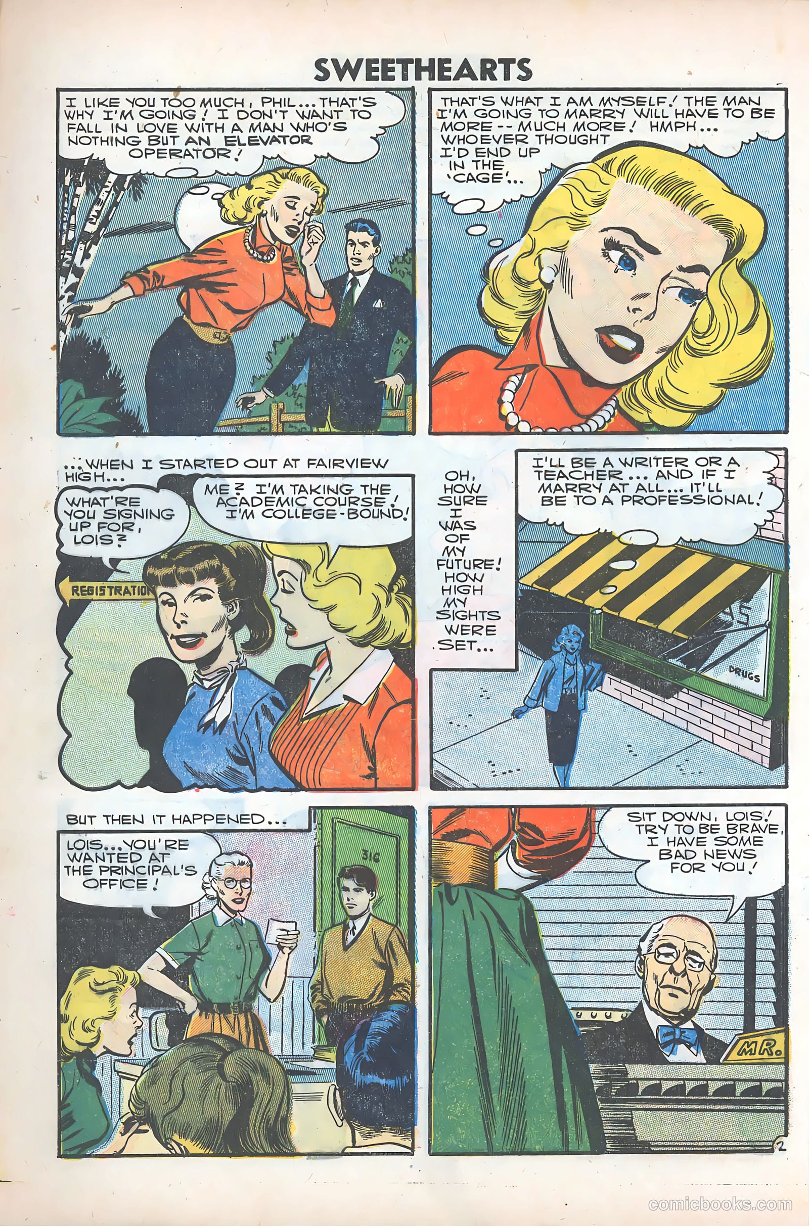 Sweethearts #37 (1957) — page 4 of 36