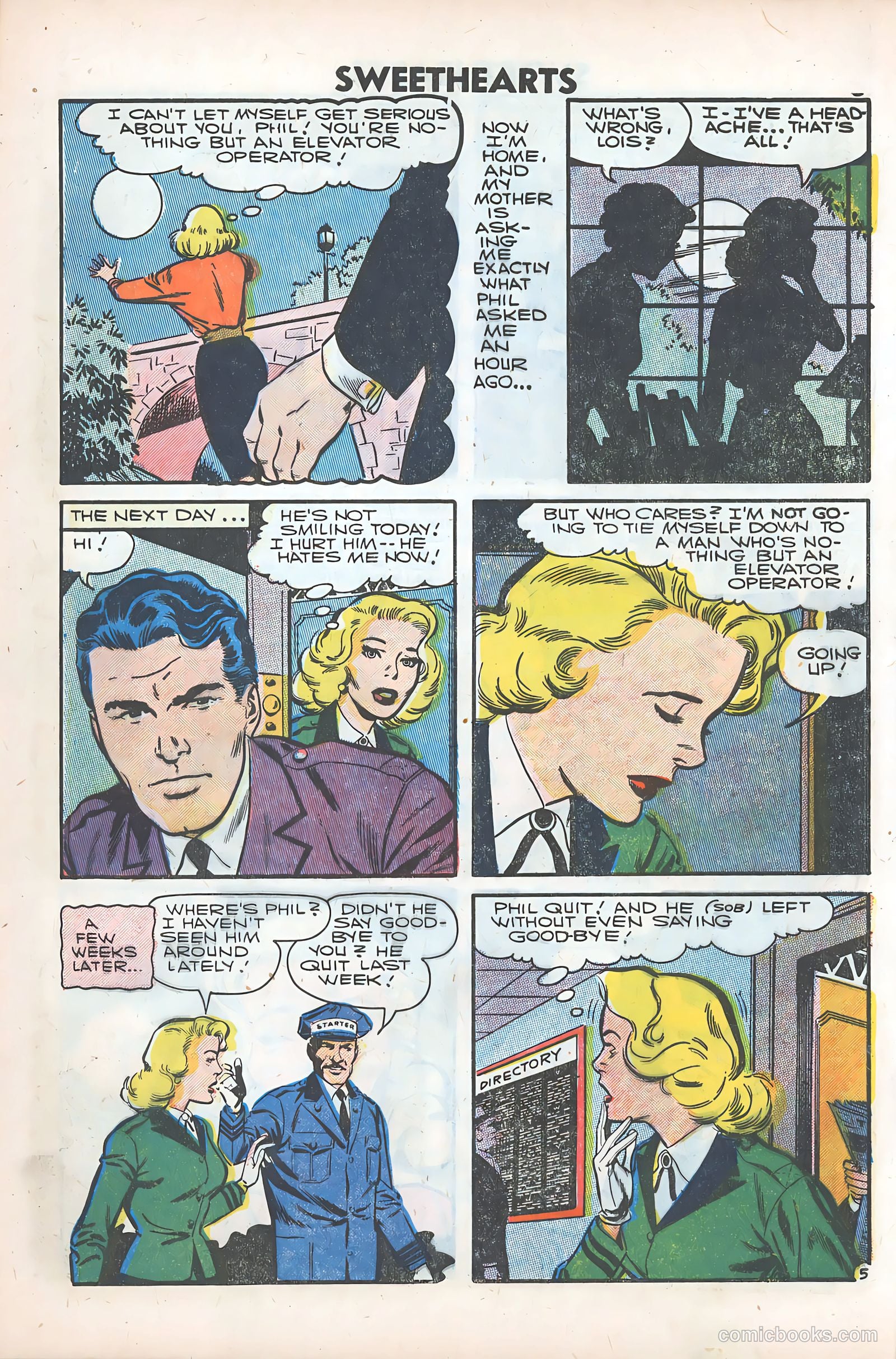 Sweethearts #37 (1957) — page 8 of 36